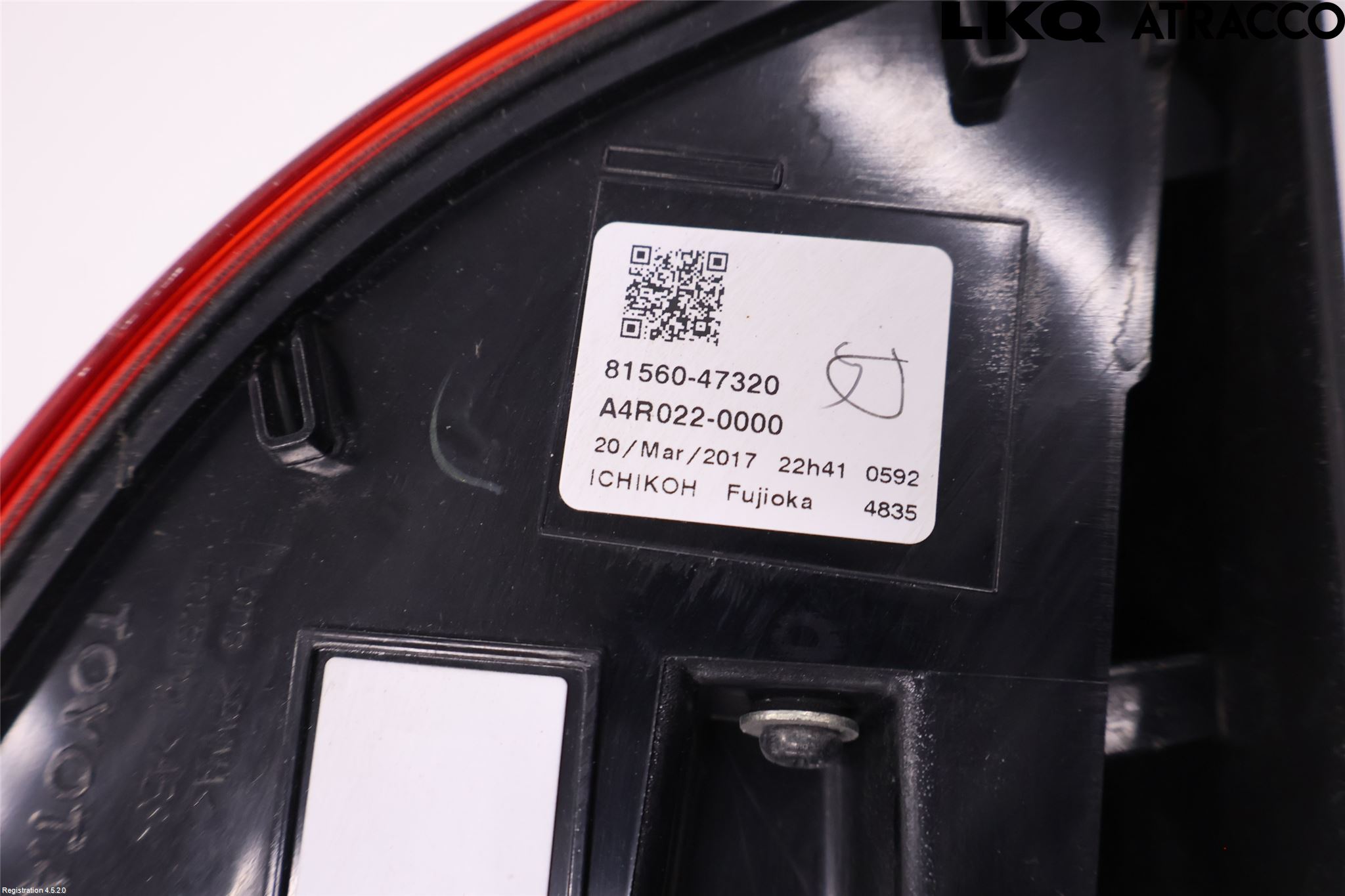 Toyota PRIUS (ZVW50) 16-21 Baklykt Venstre
