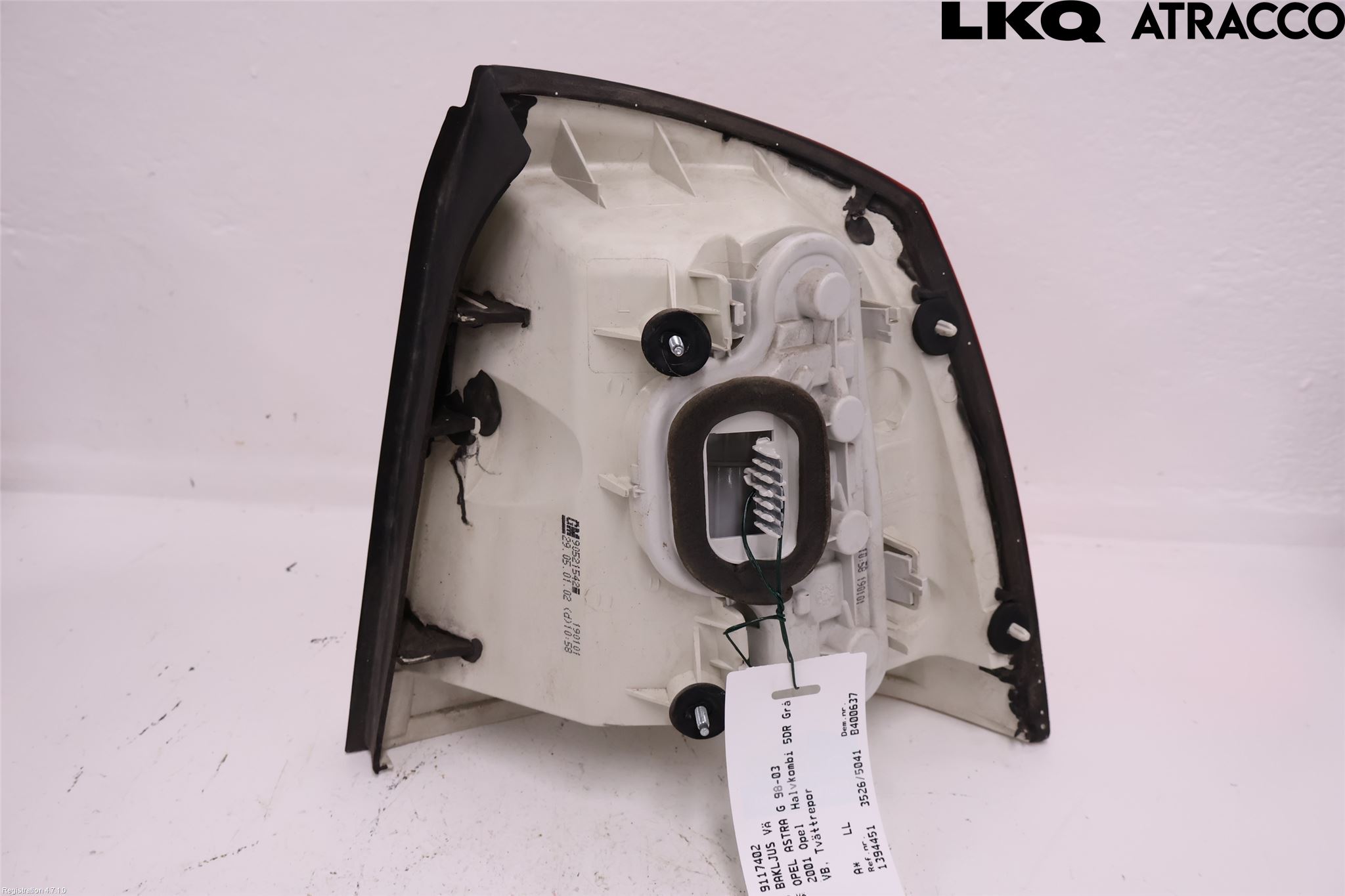 Opel ASTRA G 98-03 Baklykt Venstre