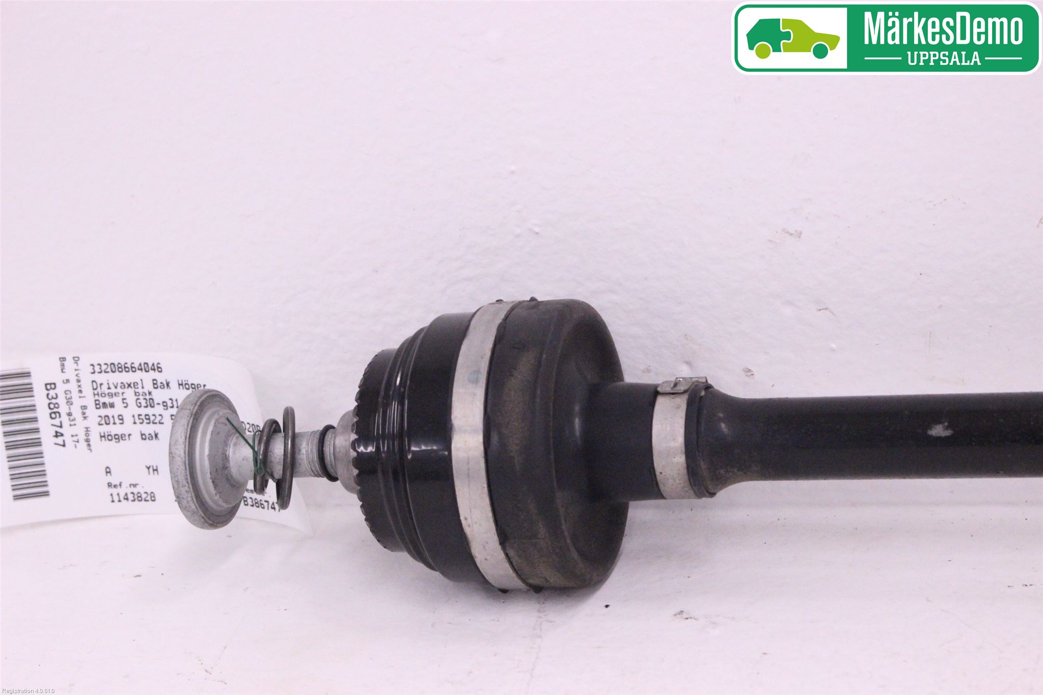 BMW 5 G30/G31/F90 17-23 Drivaksel Bak Kompl Høyre