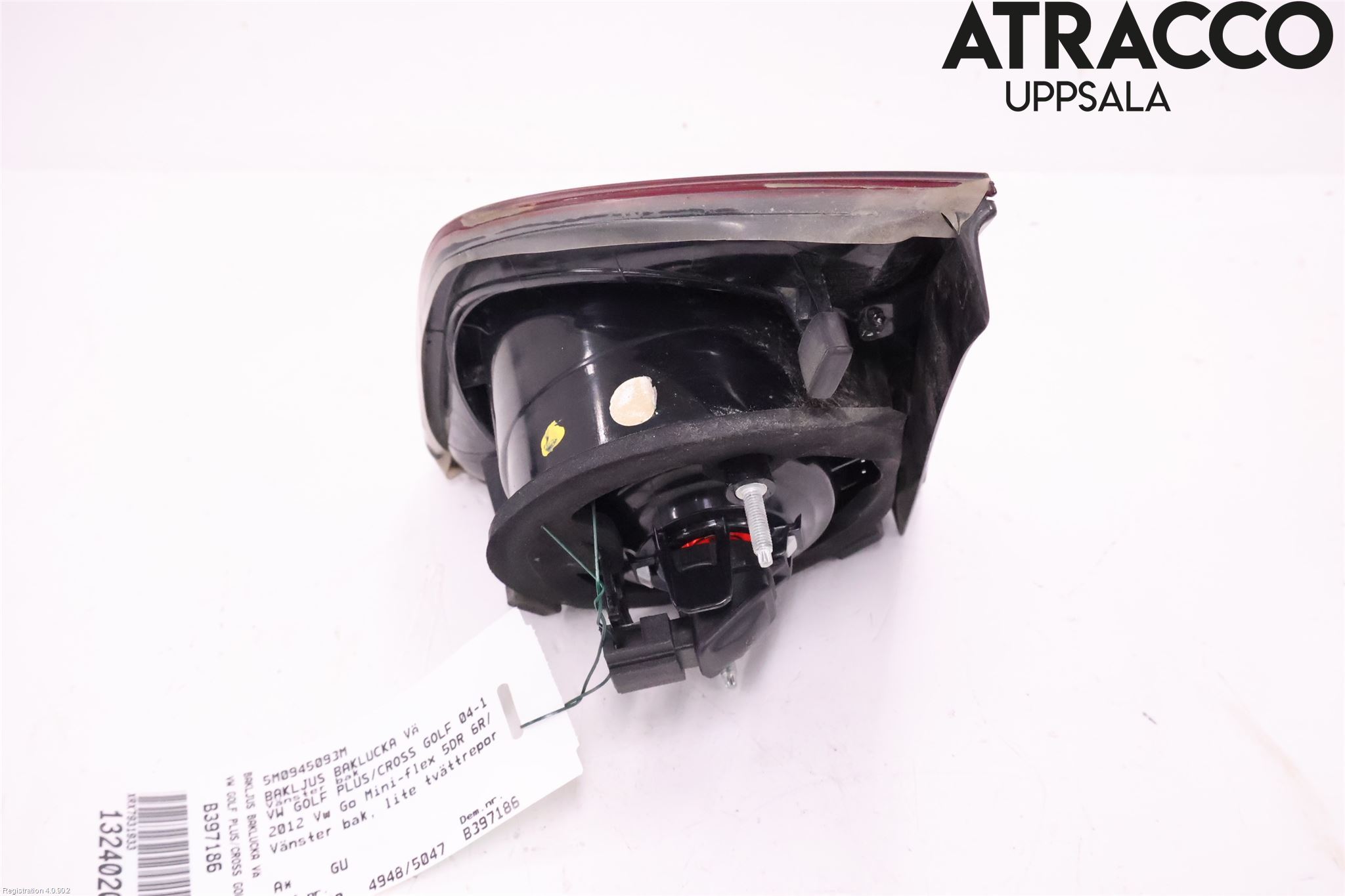 Volkswagen VW GOLF PLUS/CROSS GOLF 04-14 Baklykt Venstre  På Luke(Indre