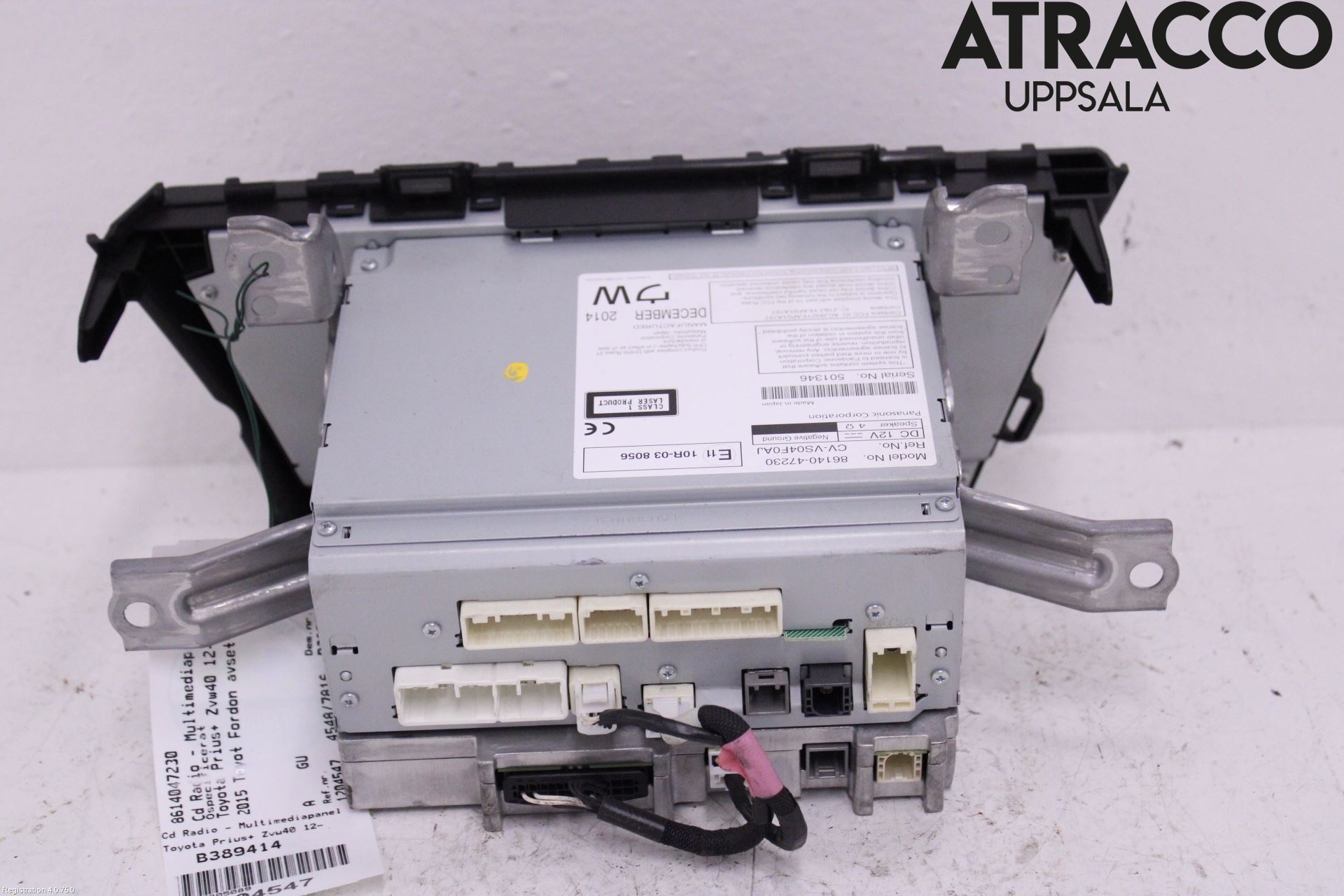 Toyota PRIUS+ ZVW40 12-20 Stereo Radio Med Cd