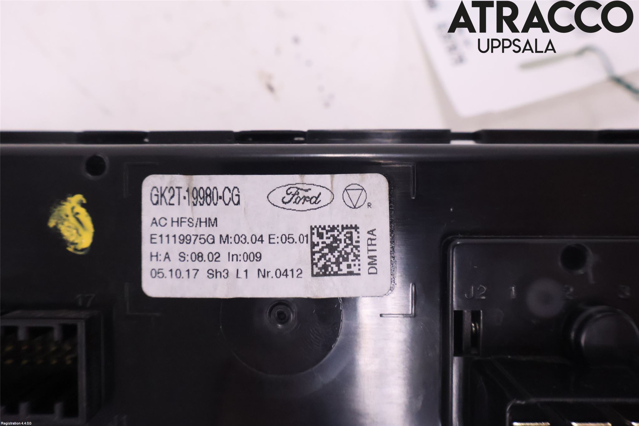 Ford TRANSIT SKÅP/BUSS 14-22 Varme Ac Betjening-Display