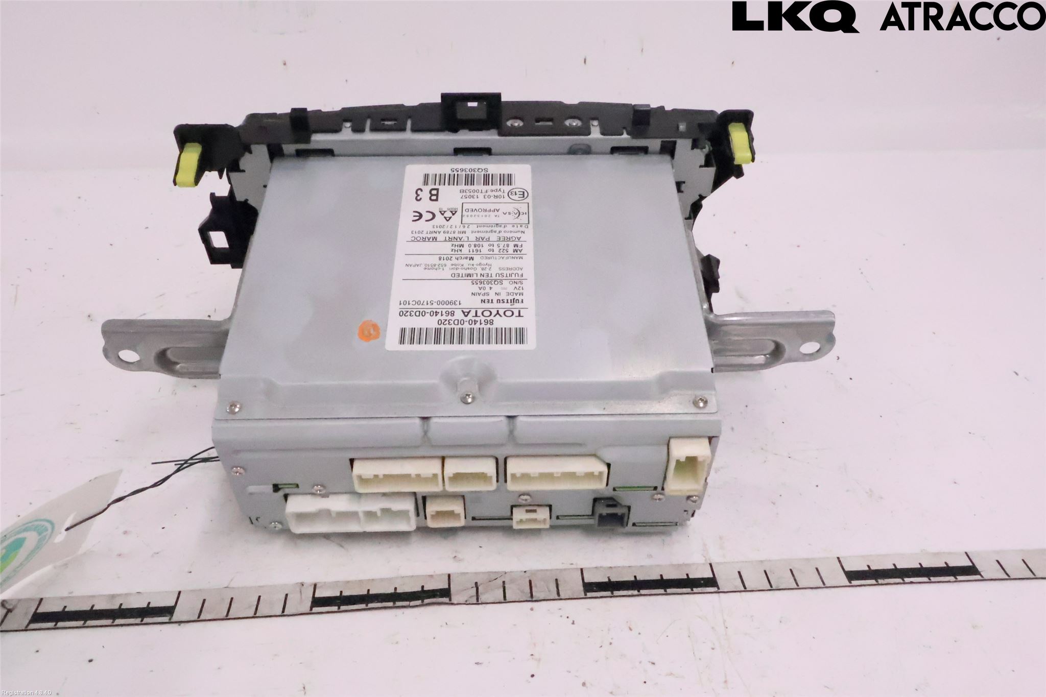 Toyota YARIS XP130 15-20 Stereo Radio Med Cd