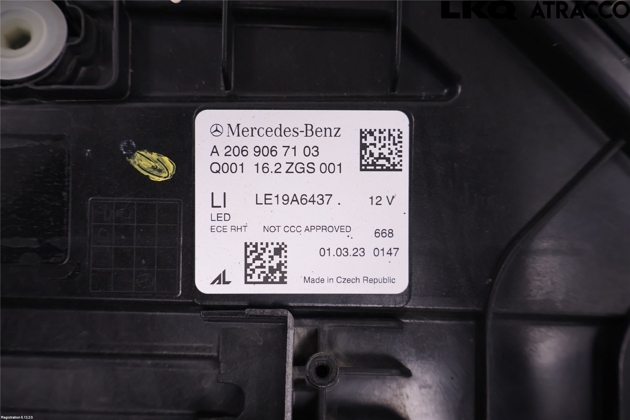 Mercedes-Benz MB C-KLASS (W206) 21- Frontlykt Venstre