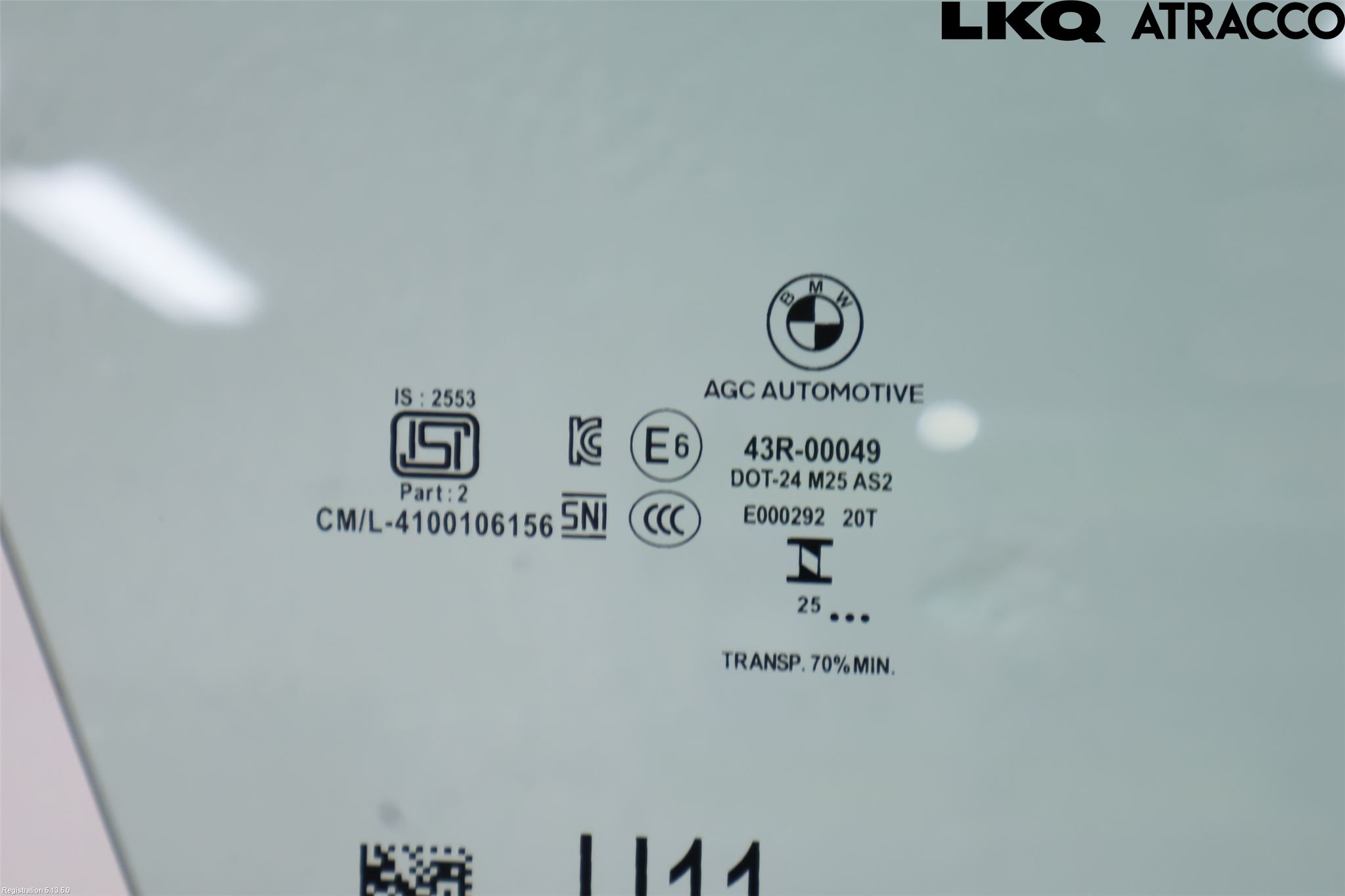 BMW X1/iX1 U11 23- Dørrute Foran Høyre 4 Dørs
