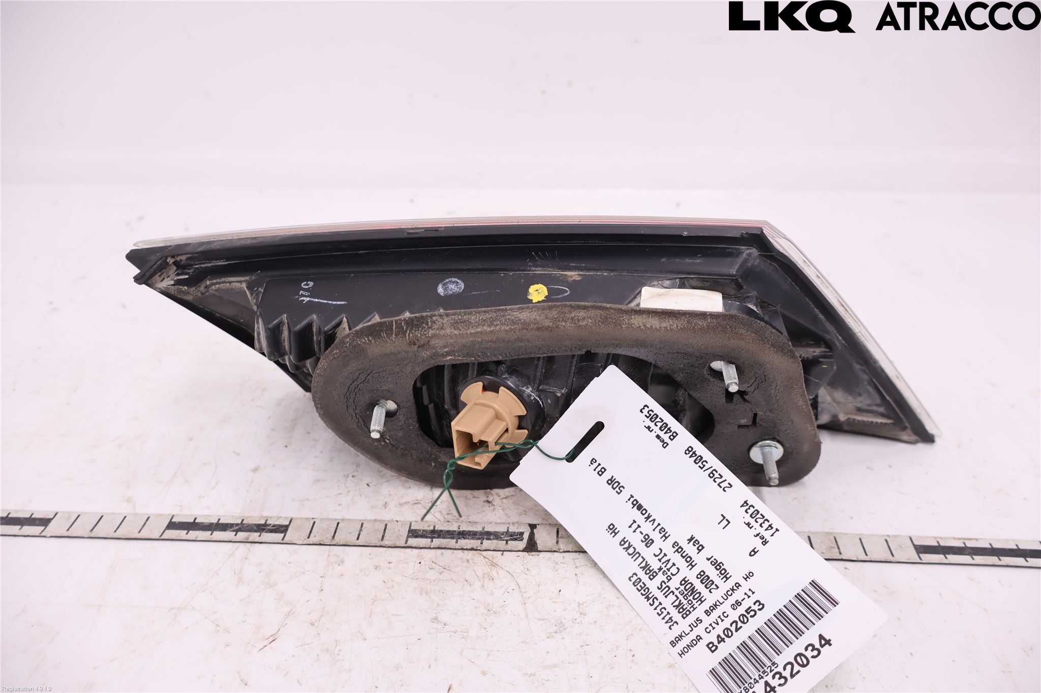 Honda CIVIC 06-11 Baklykt Høyre  På Luke(Indre)