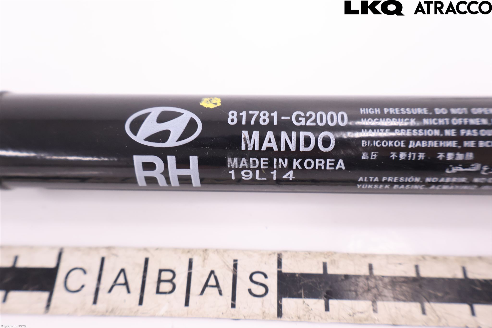 Hyundai IONIQ AE 17-22 Bakluke Demper-Gassfjær