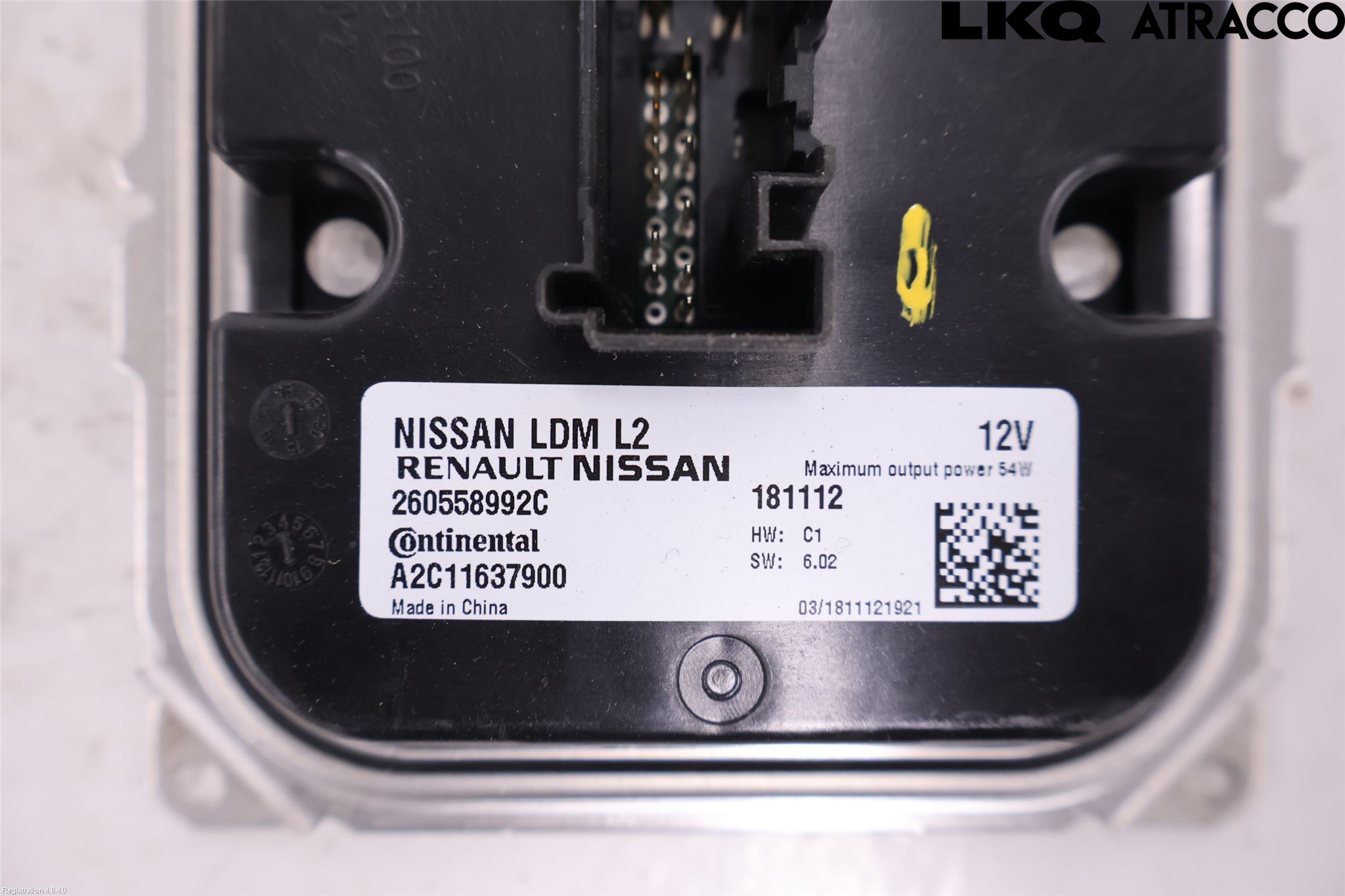 Nissan LEAF 18- Styreenhet Xenon