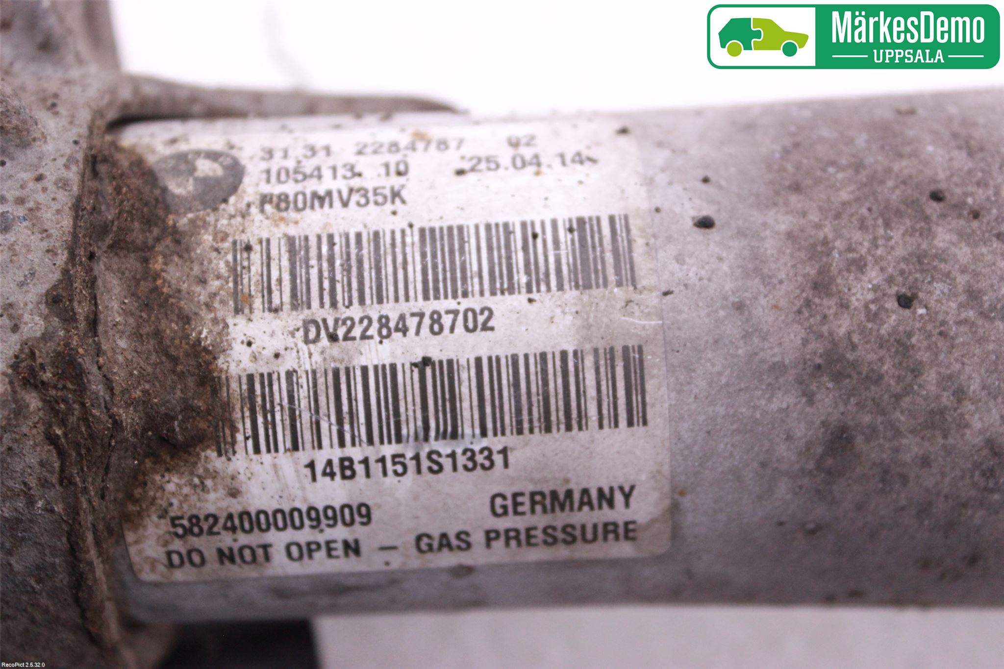 BMW 4 F32/F33/F82/F83 13-20 Fjærbein Foran Venstre