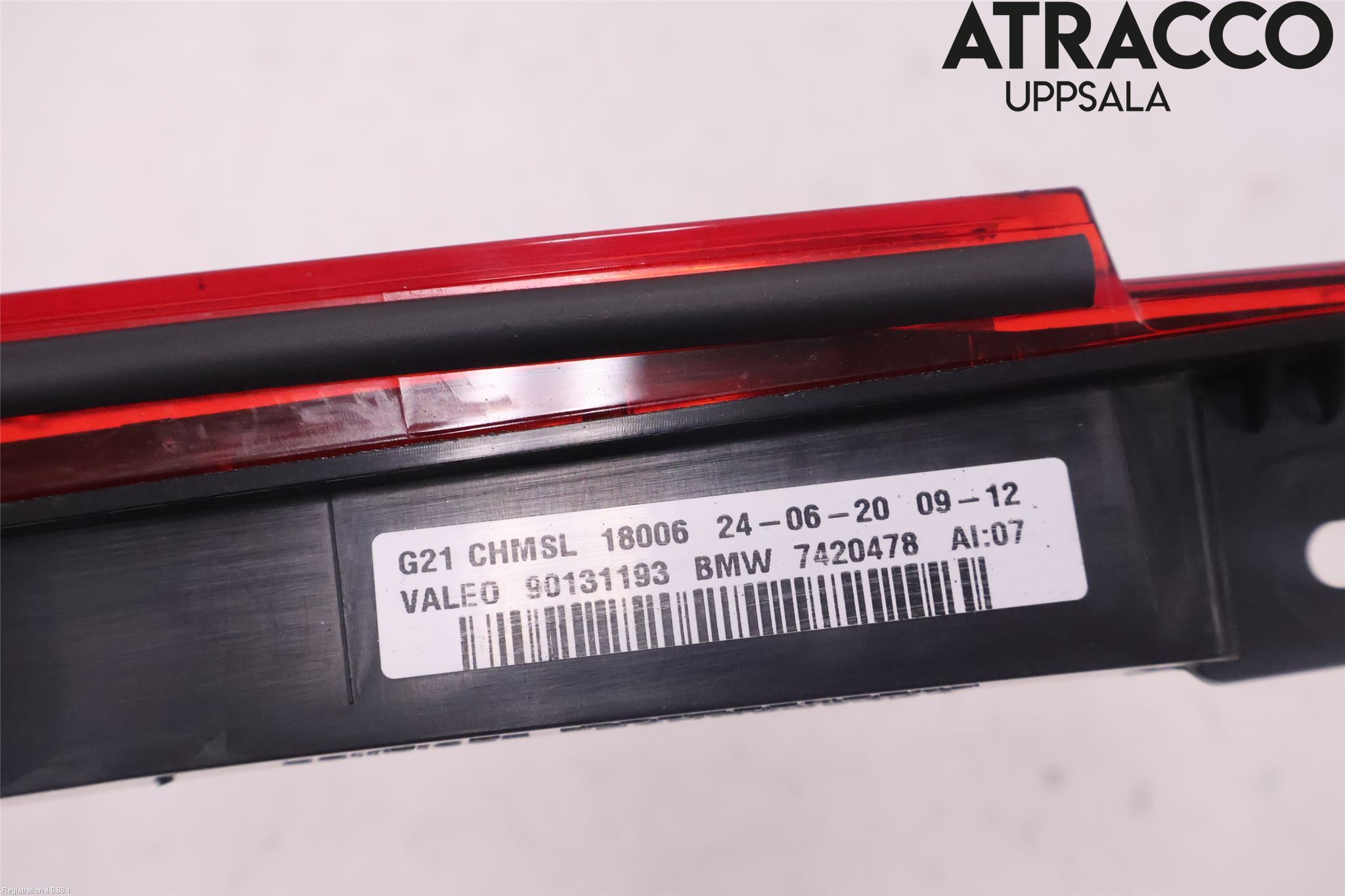 BMW 3 G20/G21/G80/G81 19- Bremselys Bakrute
