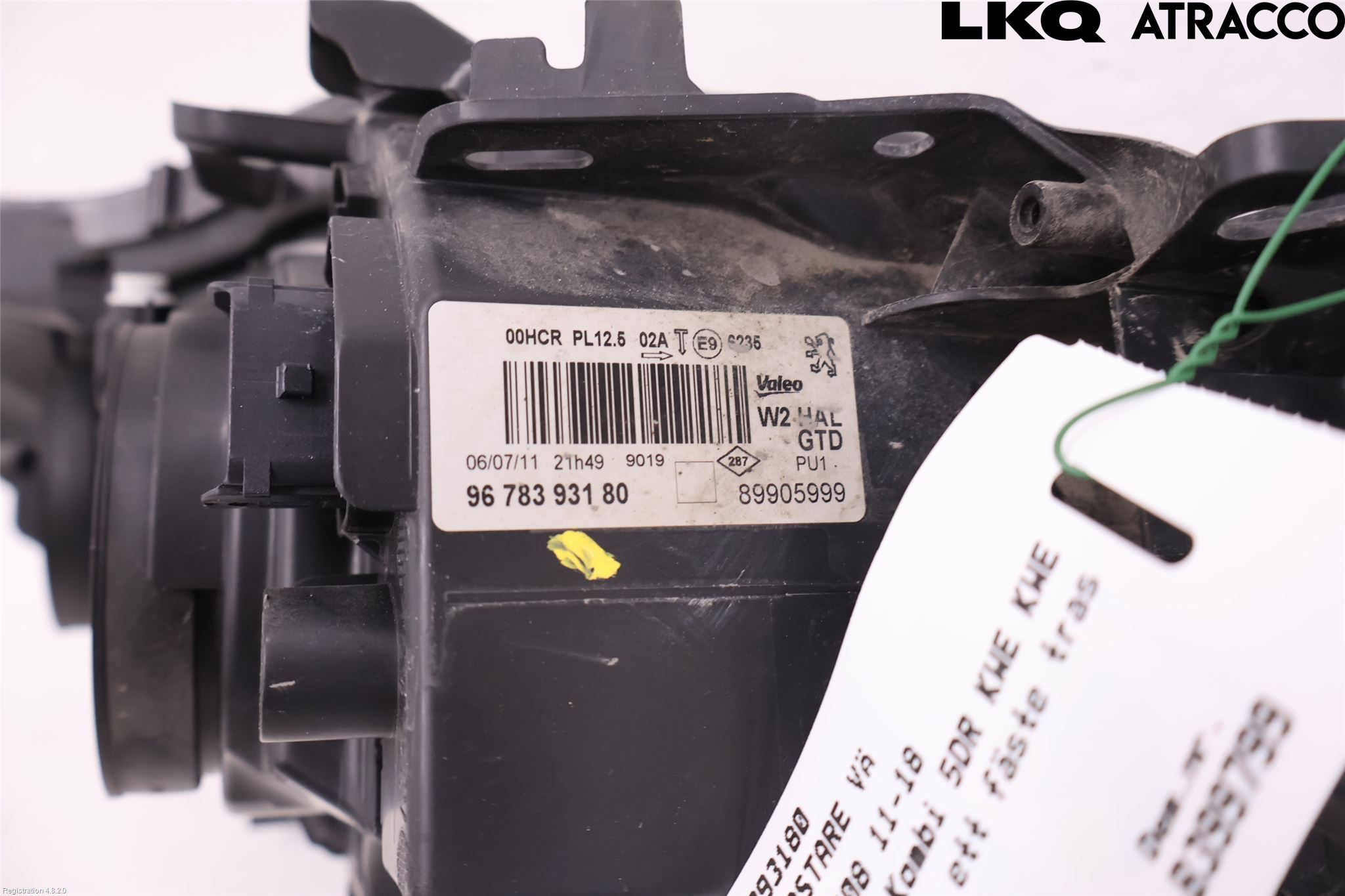Peugeot 508 11-18 Frontlykt Venstre