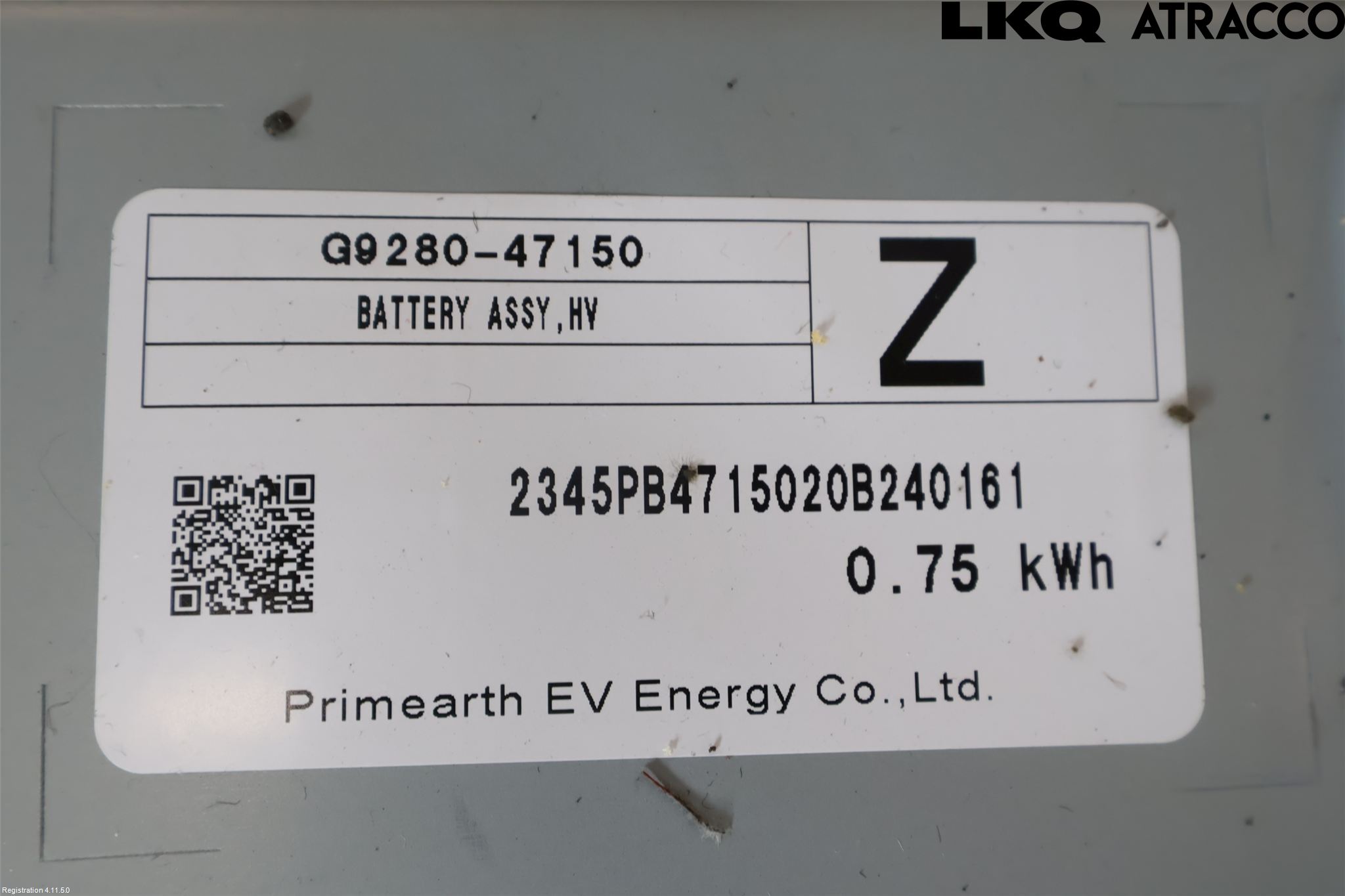 Toyota COROLLA 19- Hybrid Batteri