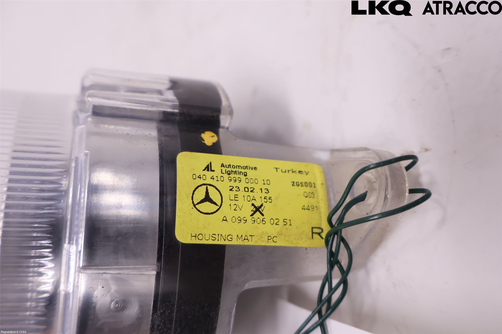 Mercedes-Benz MB B-KLASS (W246/W242) 12-19 Frontlykt-Kurve-Tåkelys