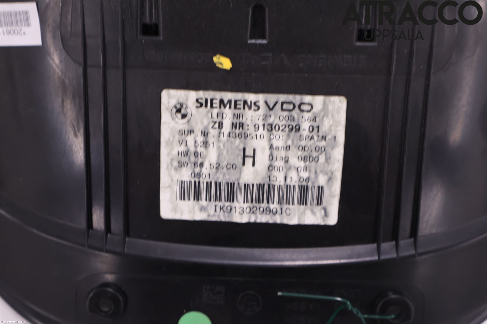BMW 3 E90/91 SED/TOU 05-12 Instr Speedometer