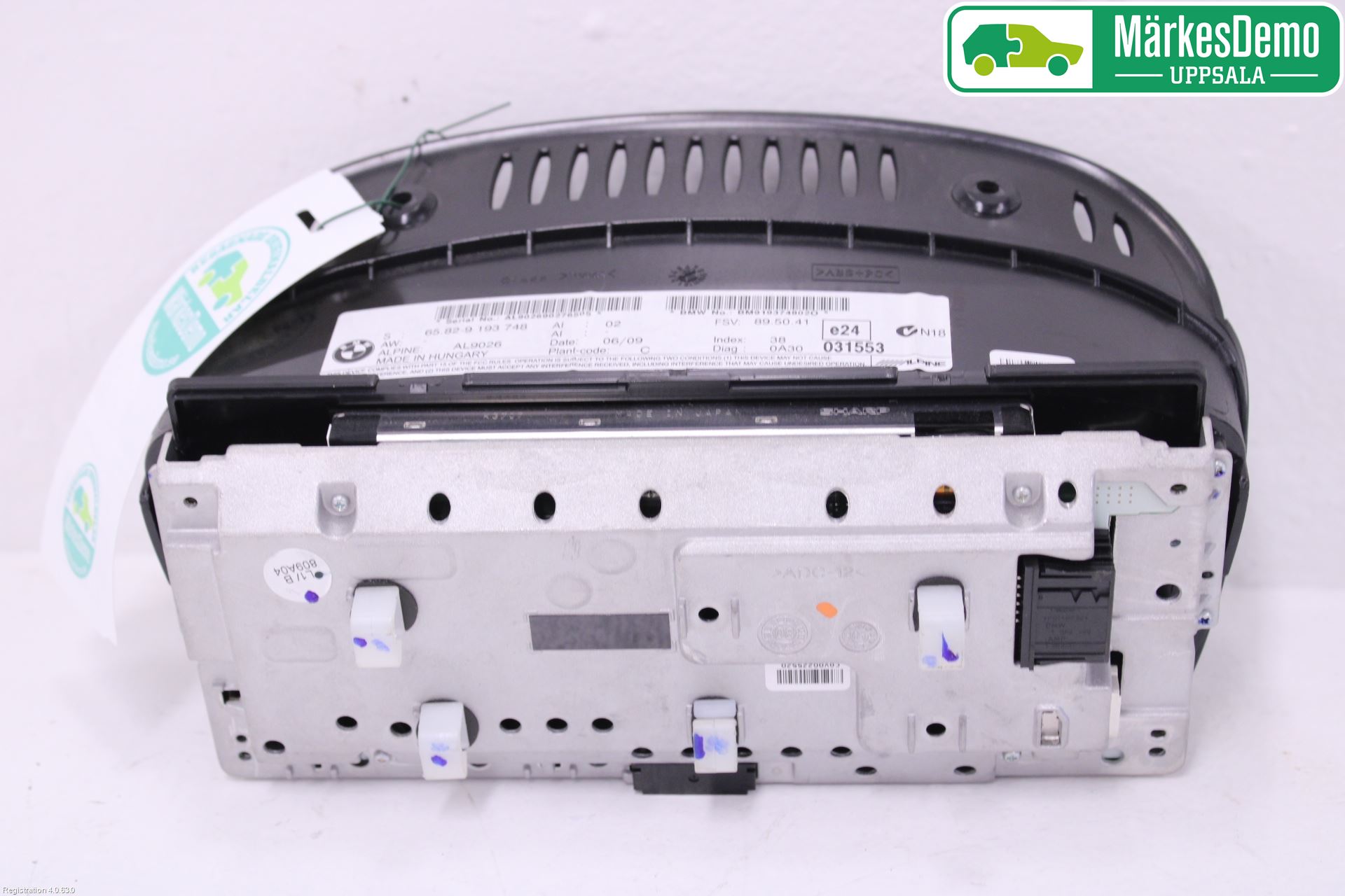 BMW 3 E90/91 SED/TOU 05-12 Instr Skjerm Dvd-Gps-Ac-Tlf