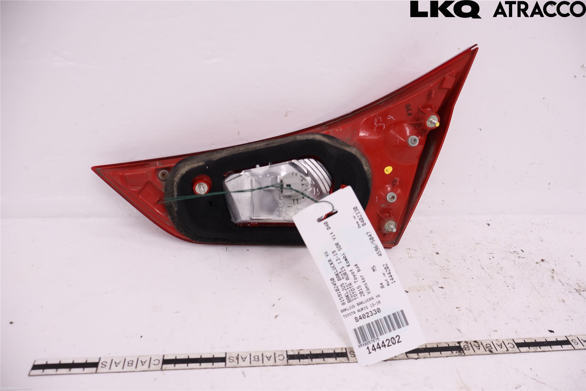 Toyota AURIS 13-19 Baklykt Venstre  På Luke(Indre