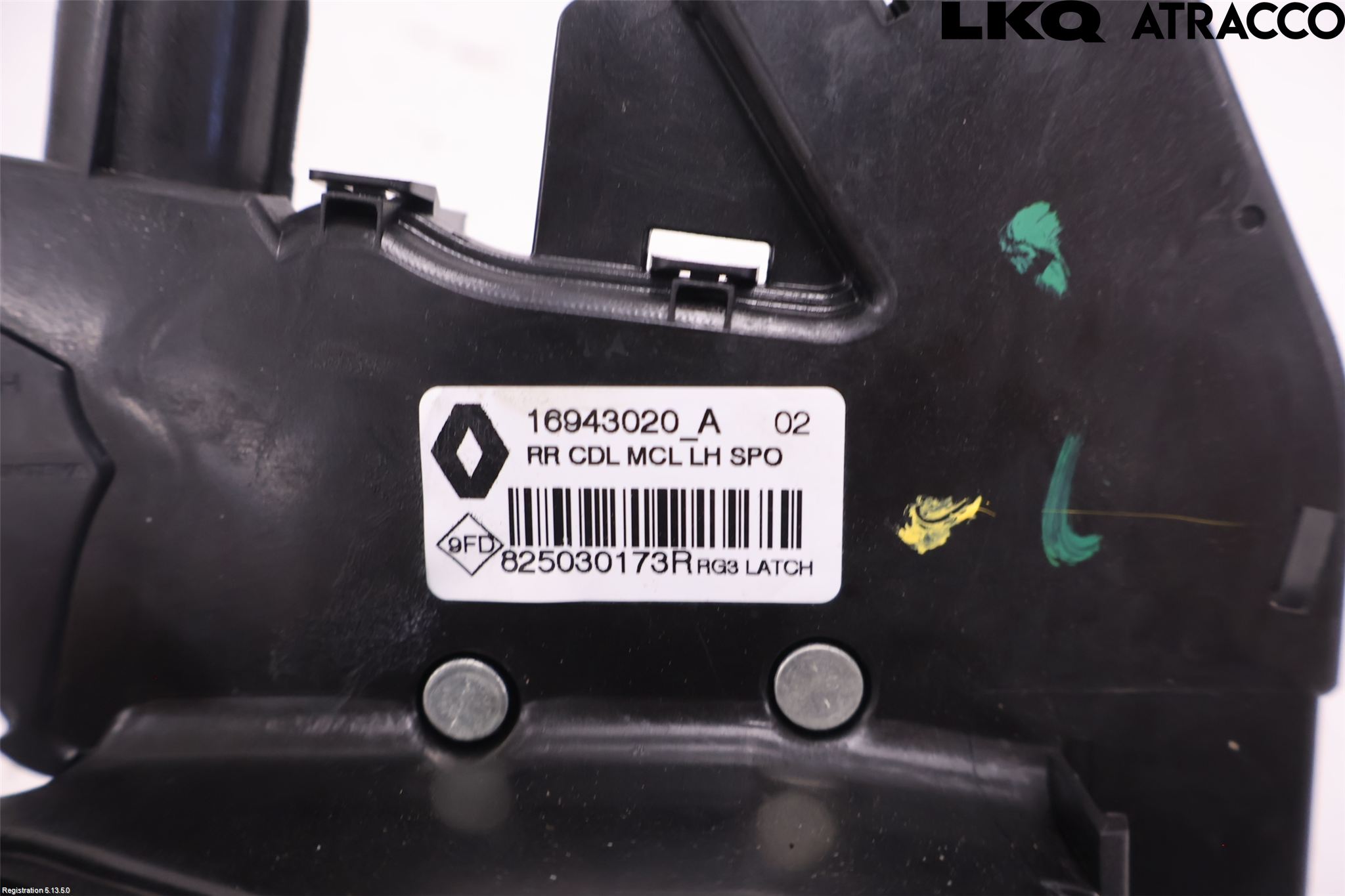 Renault MEGANE IV 16-23 Dørlås - Låsekasse