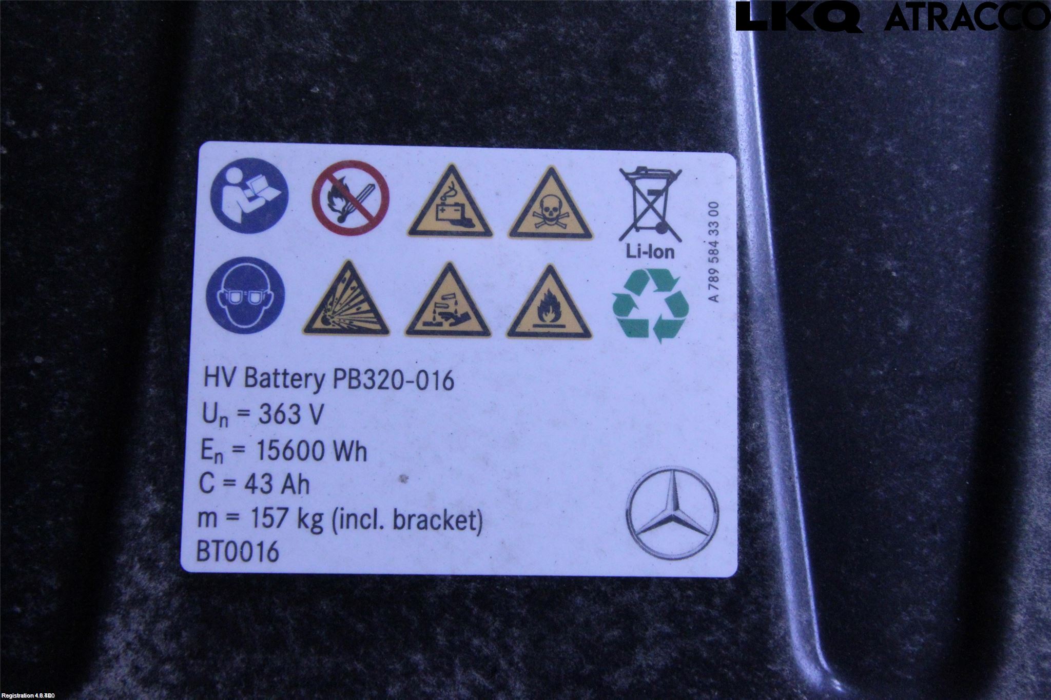 Mercedes-Benz MB B-KLASS (W247) 19- Hybrid Batteri