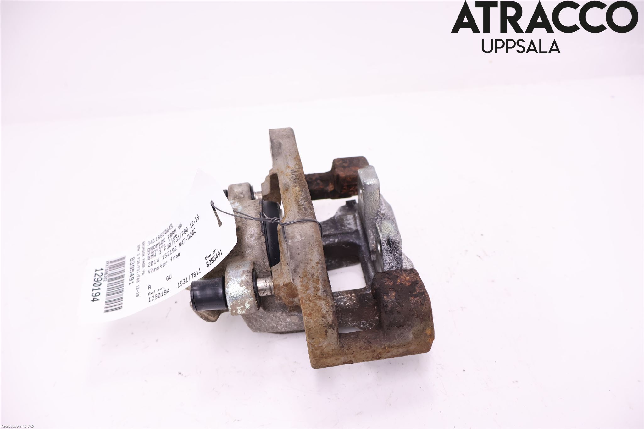 BMW 3 F30/F31/F80 12-19 Bremsecaliper Foran Venstre