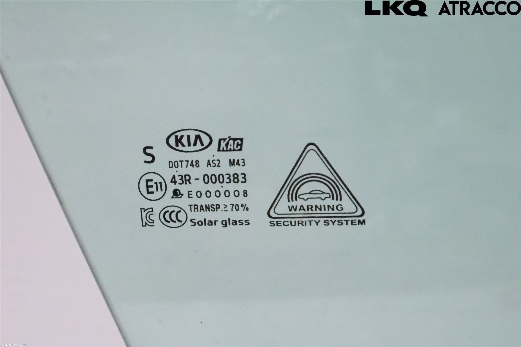 Kia OPTIMA 16-20 Dørrute Foran Høyre 4 Dørs