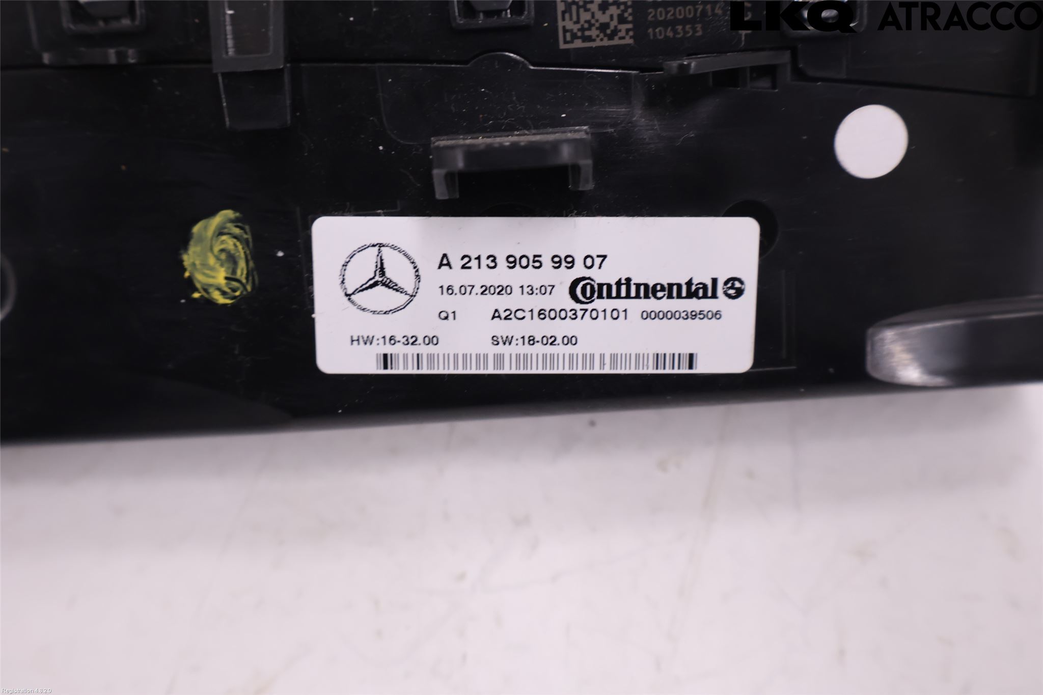 Mercedes-Benz MB CLS-KLASS (C257) 18- Varme Ac Betjening-Display