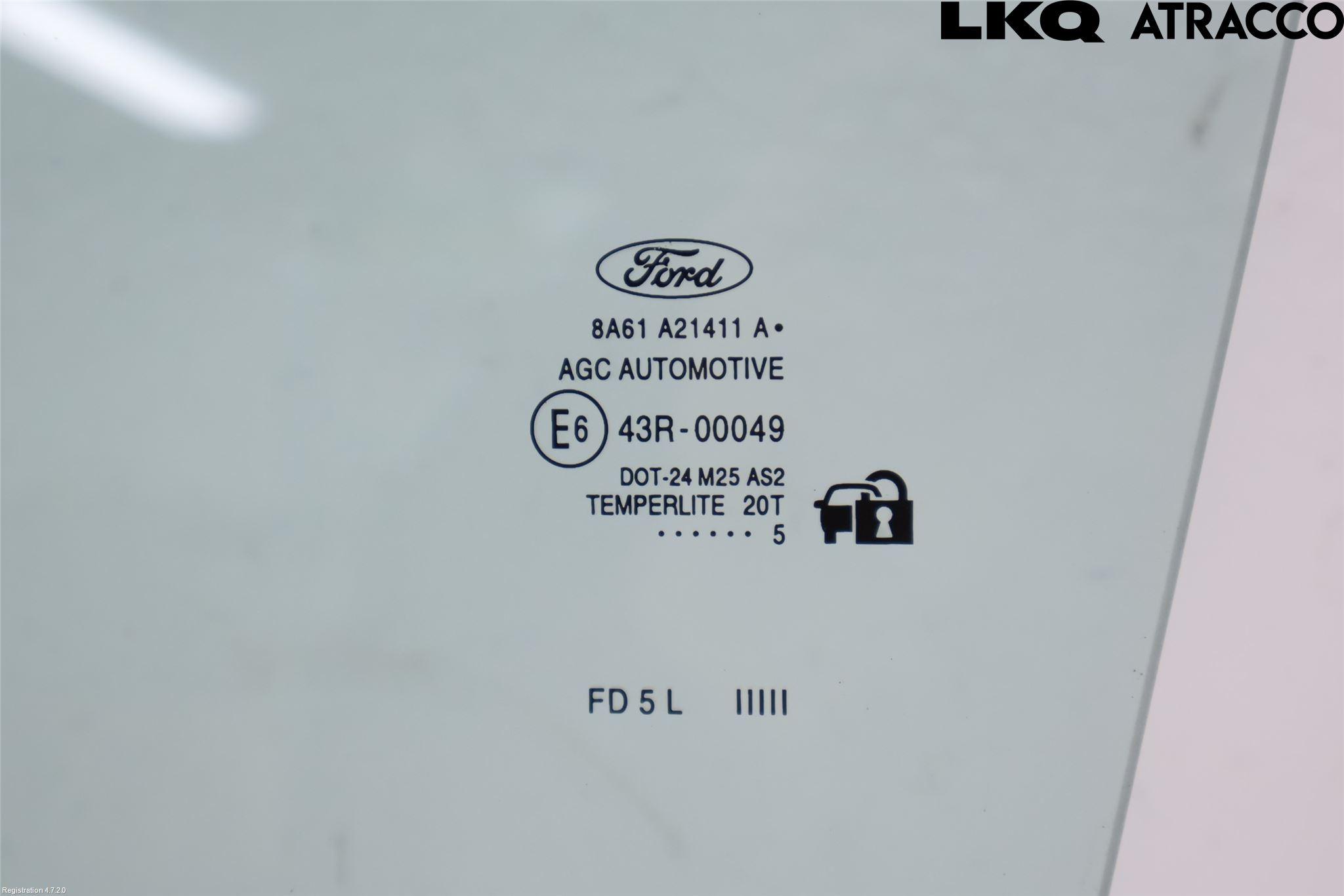 Ford FIESTA 13-17 Dørrute Foran Venstre 4 Dørs