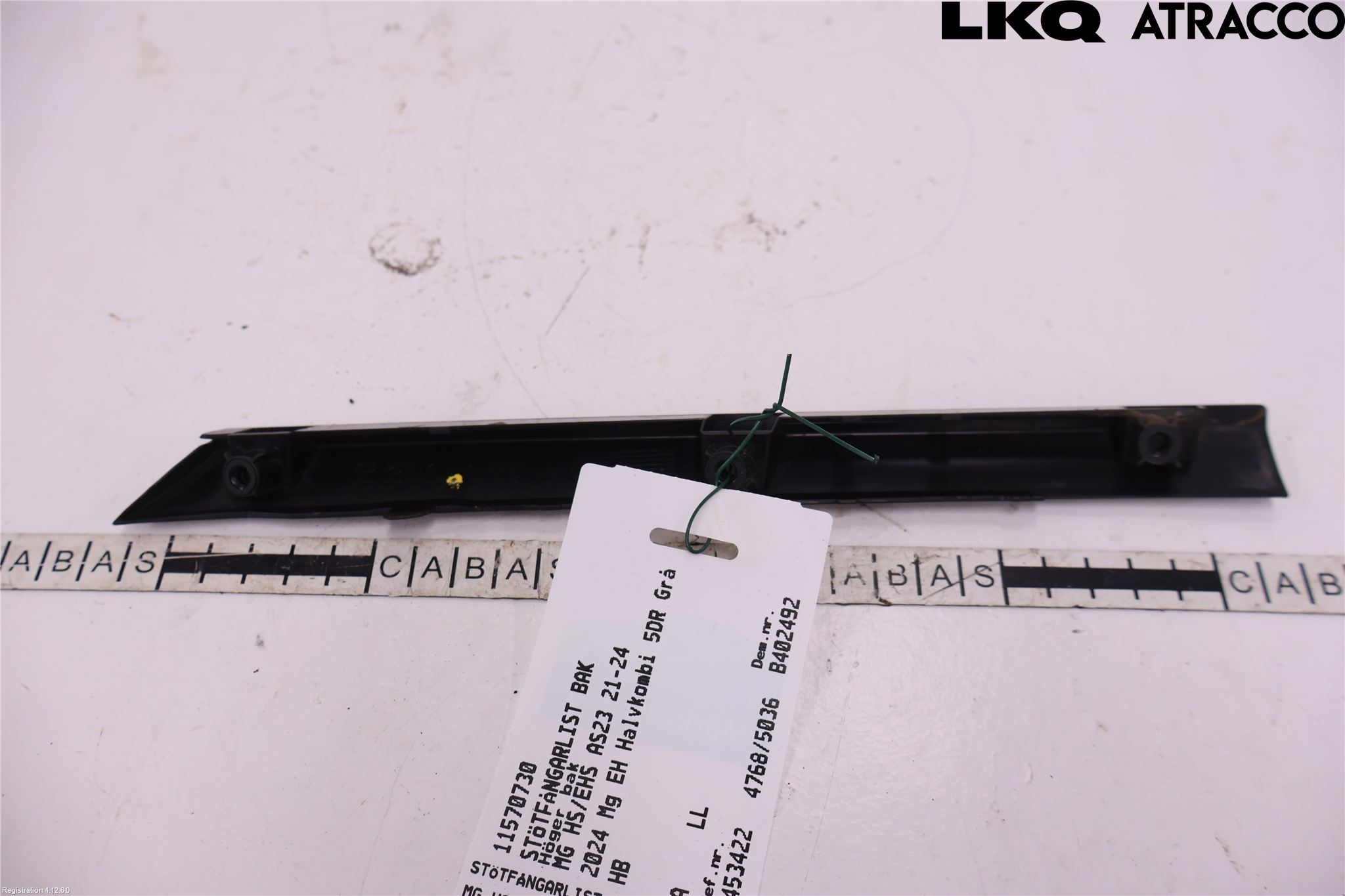 MG HS/EHS 21- Støtfanger Bak List