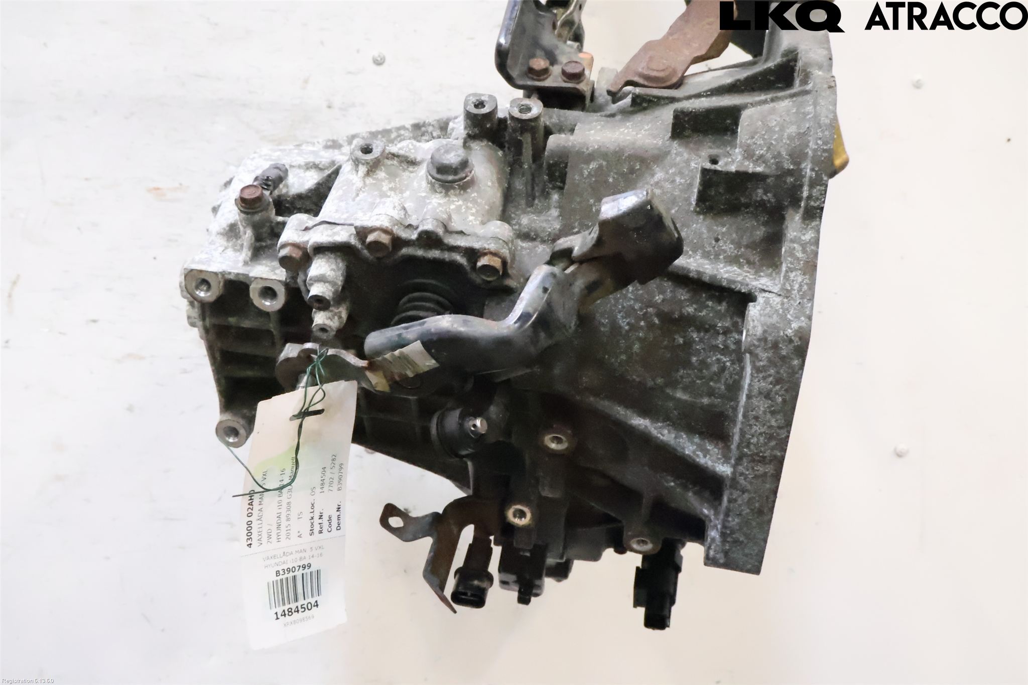 Hyundai i10 BA 14-16 Gearkasse 5 Trinn