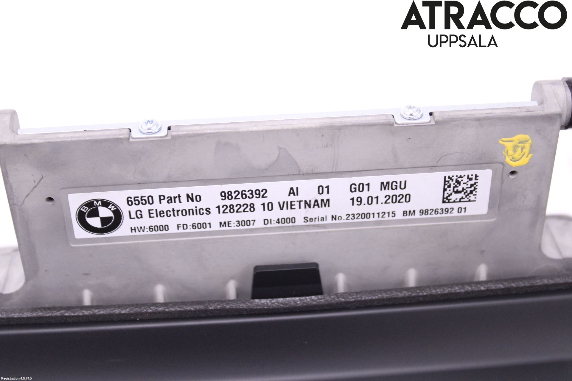 BMW X3 G01 18- Instr Skjerm Dvd-Gps-Ac-Tlf