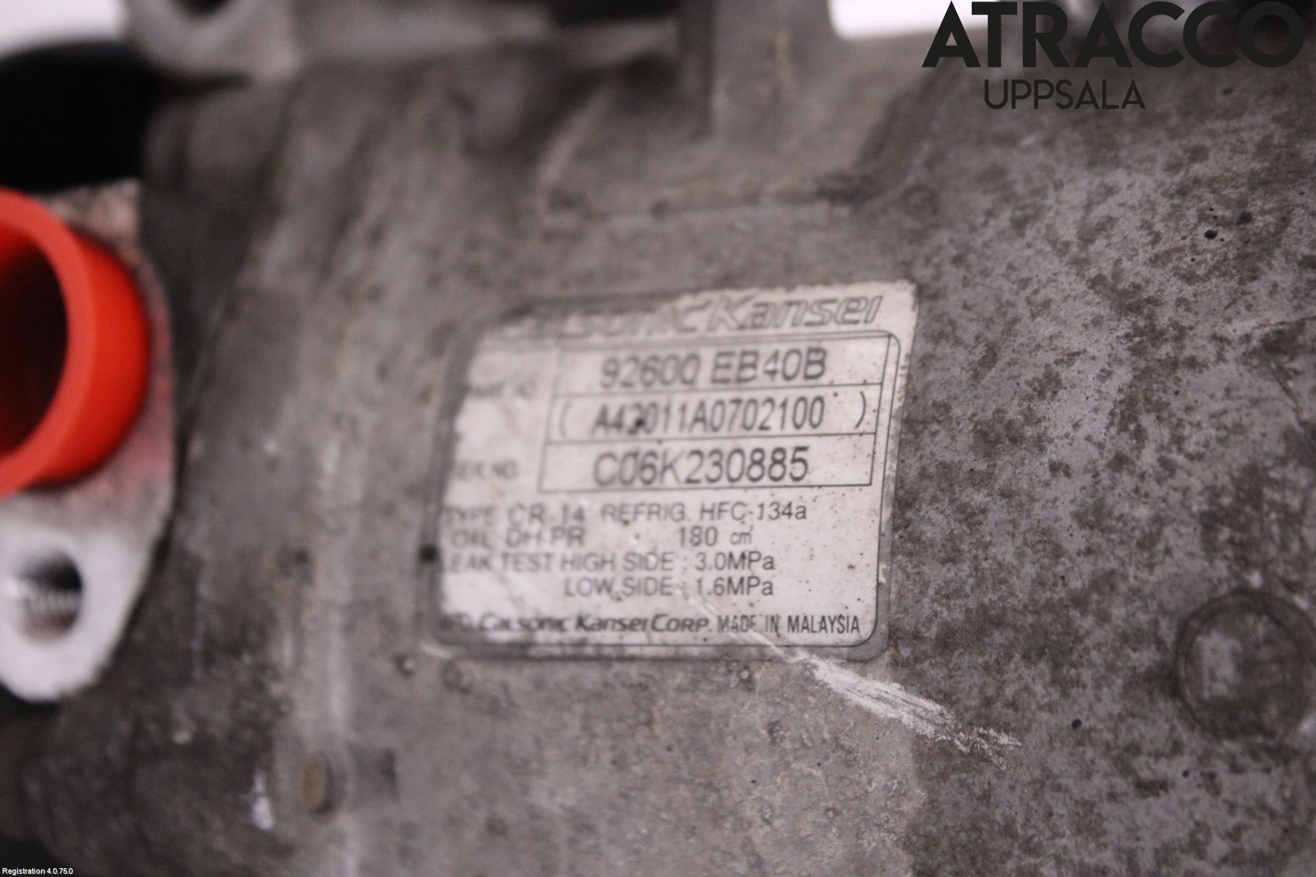 Nissan NAVARA 05-16 Varme Ac Kompressor