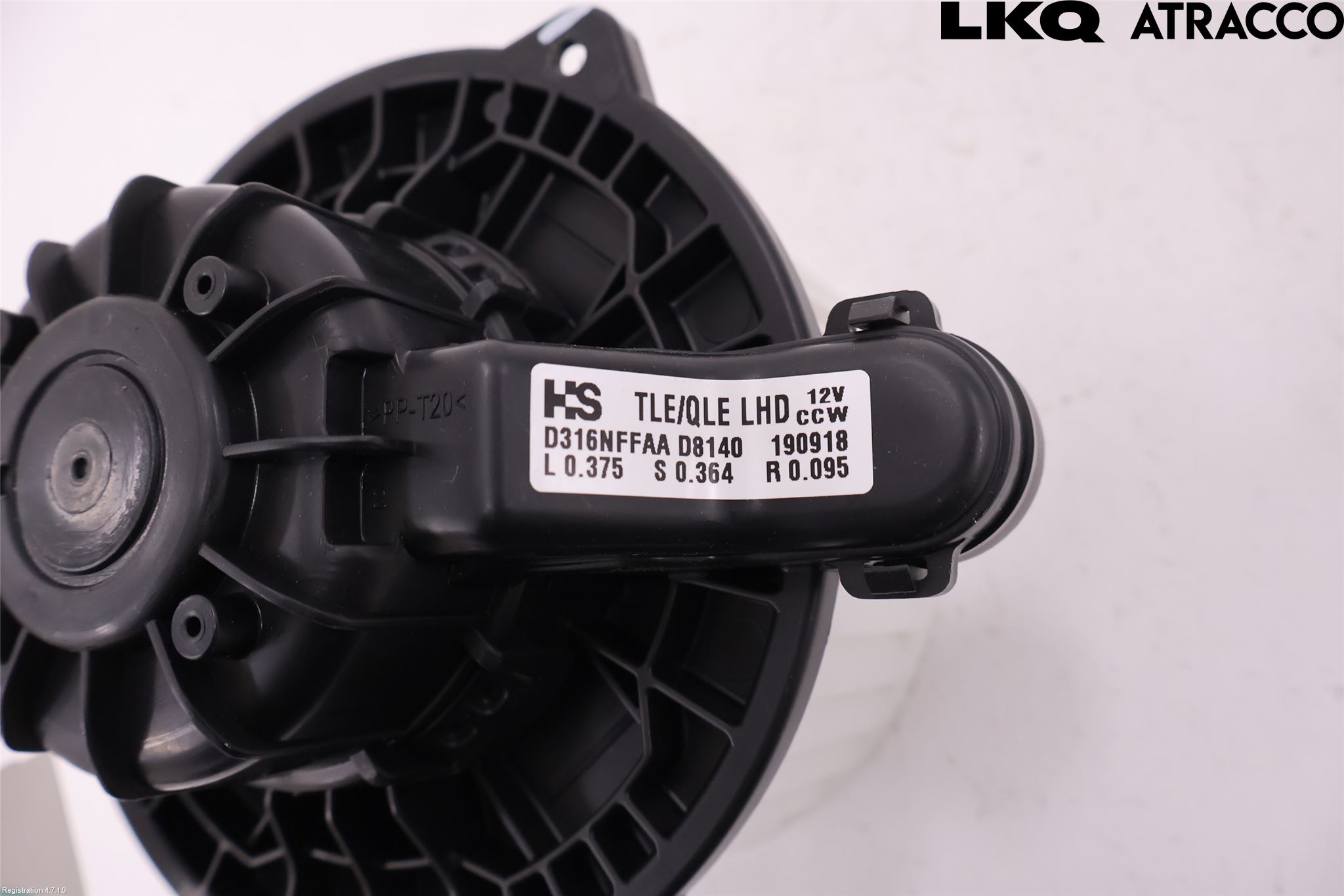 Kia SPORTAGE (QL) 16-21 Varmeapparat Viftemotor