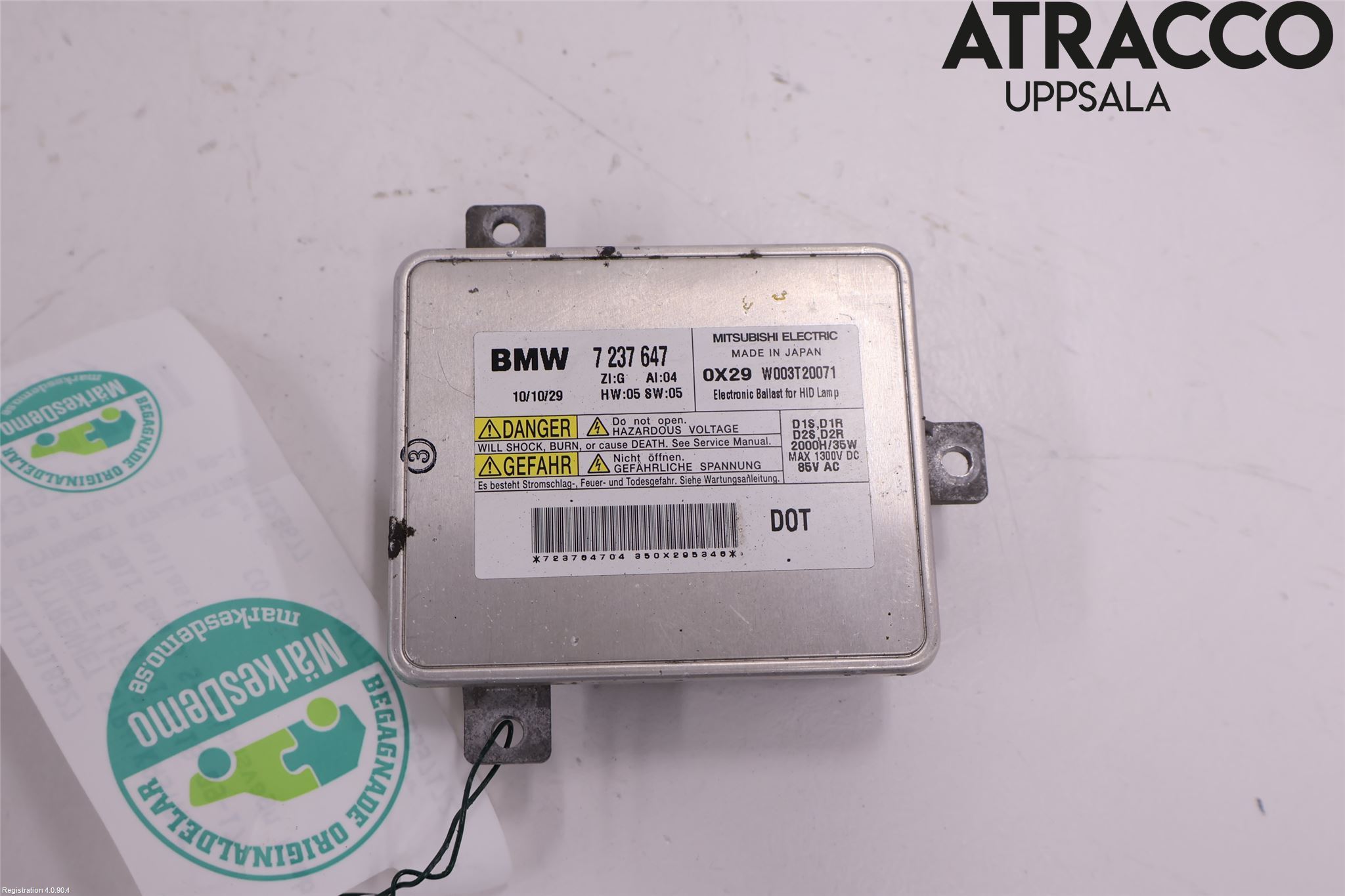 BMW 5 F10/F11/F18 09-17 Styreenhet Xenon