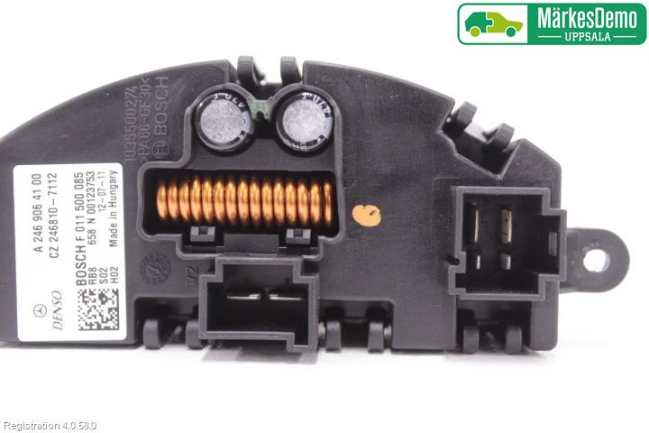 Mercedes-Benz MB B-KLASS (W246/W242) 12-19 Varmeapparat Viftemotstand