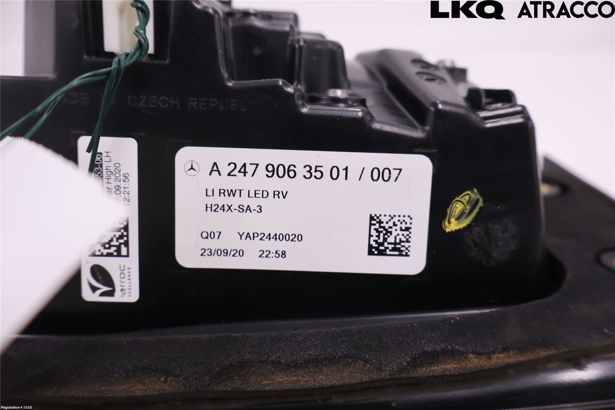 Mercedes-Benz MB GLA-KLASS (H247) 20- Baklykt Venstre  På Luke(Indre