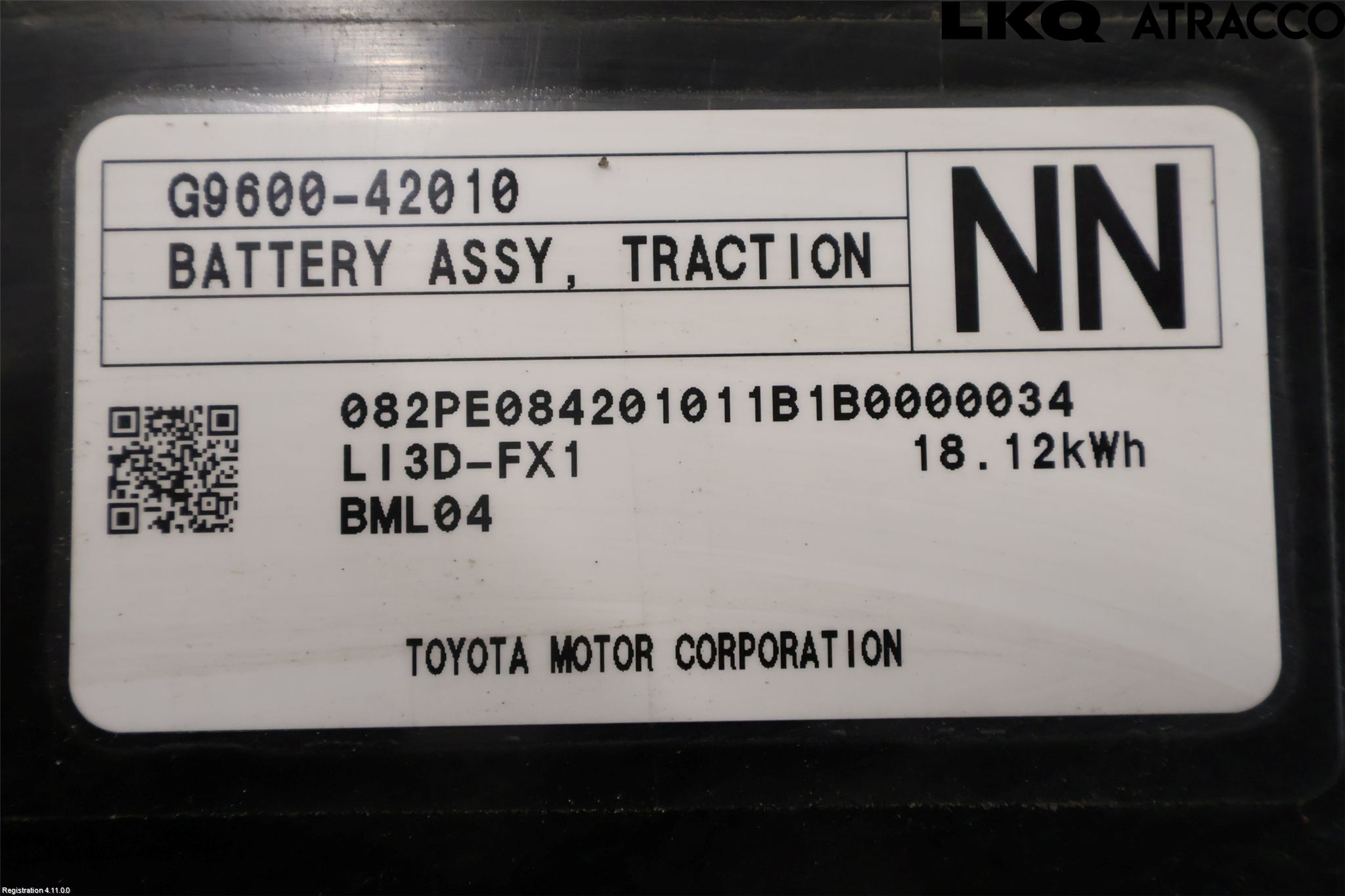 Toyota RAV4 19- Hybrid Batteri
