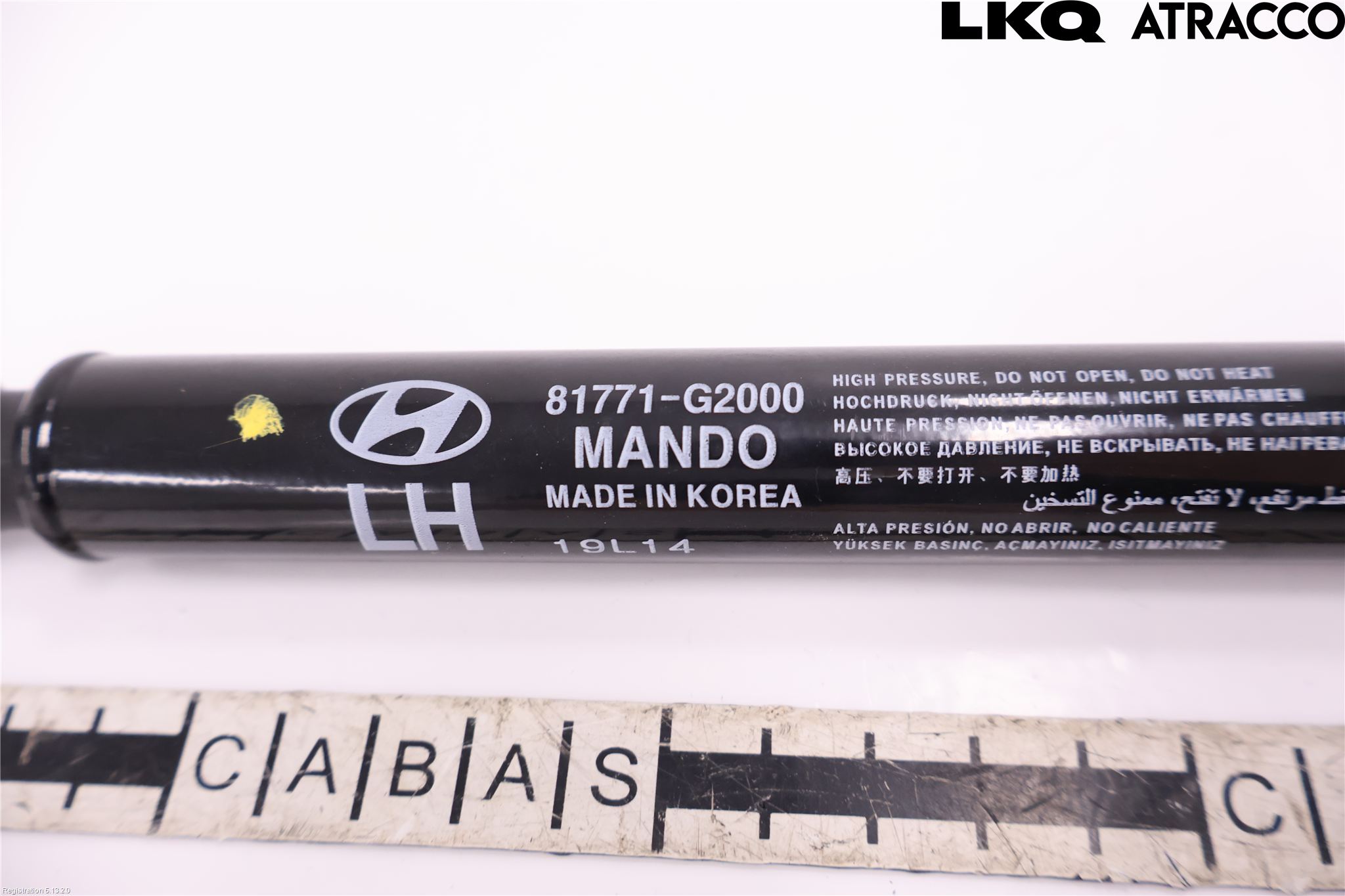 Hyundai IONIQ AE 17-22 Bakluke Demper-Gassfjær