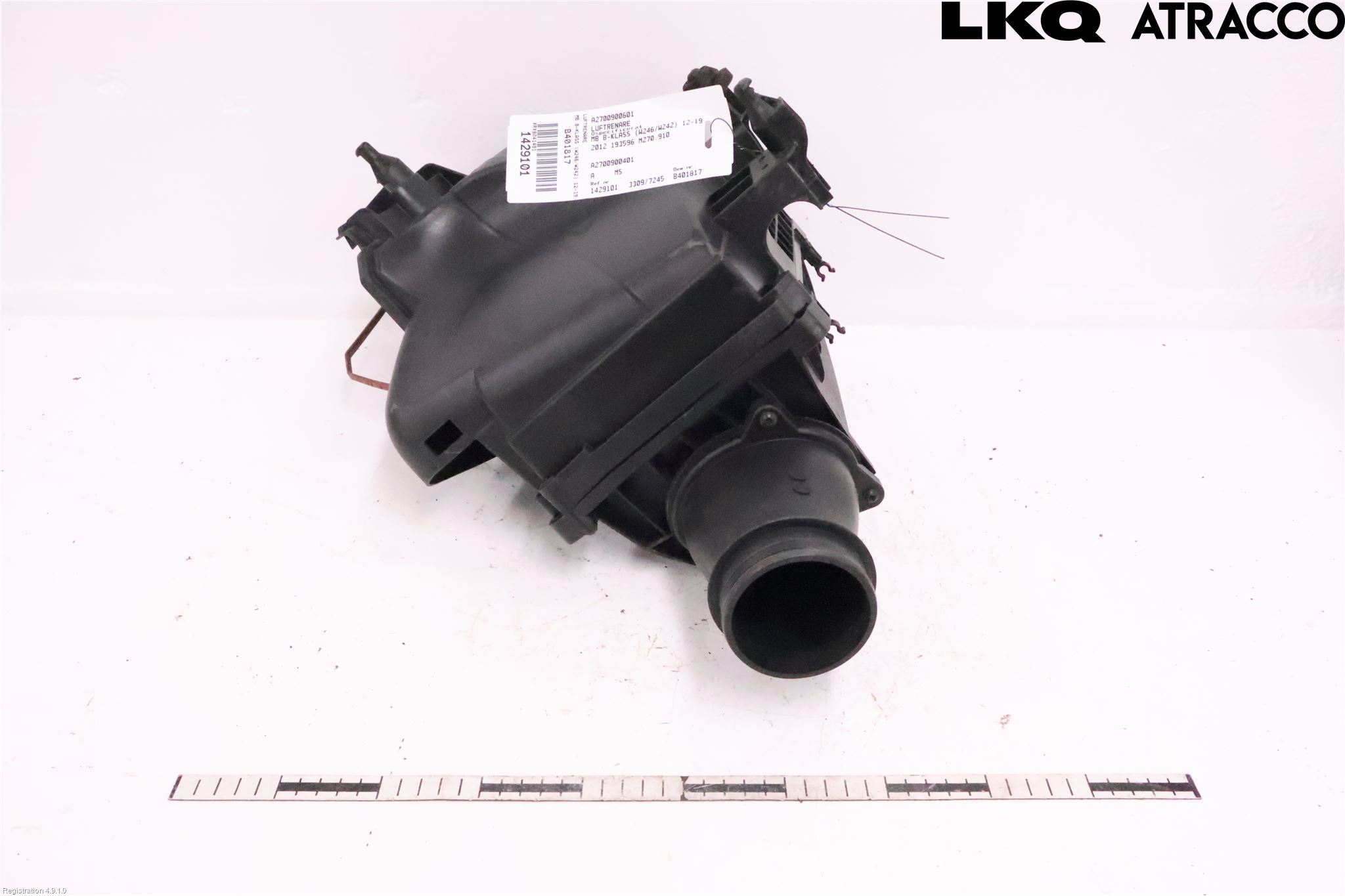 Mercedes-Benz MB B-KLASS (W246/W242) 12-19 Luftfilter Boks
