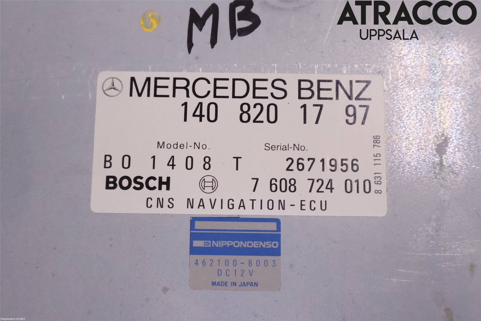 Mercedes-Benz MB S/CL-KLASS (W140) 91-98 Styreenhet Øvrig