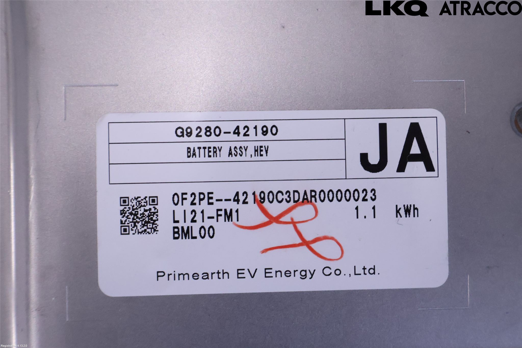 Toyota RAV4 19- Hybrid Batteri