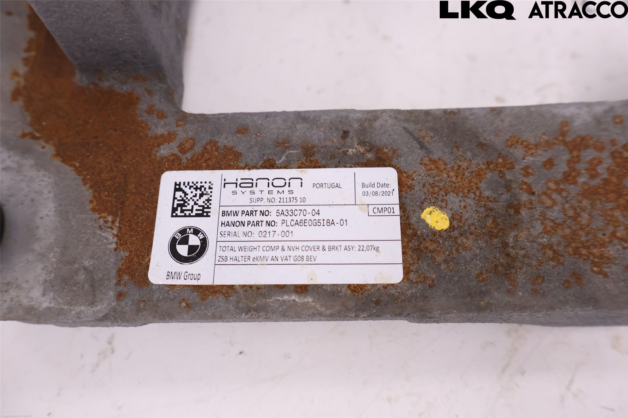 BMW iX3 G08 21- Ac Kompressor-Festebrakett