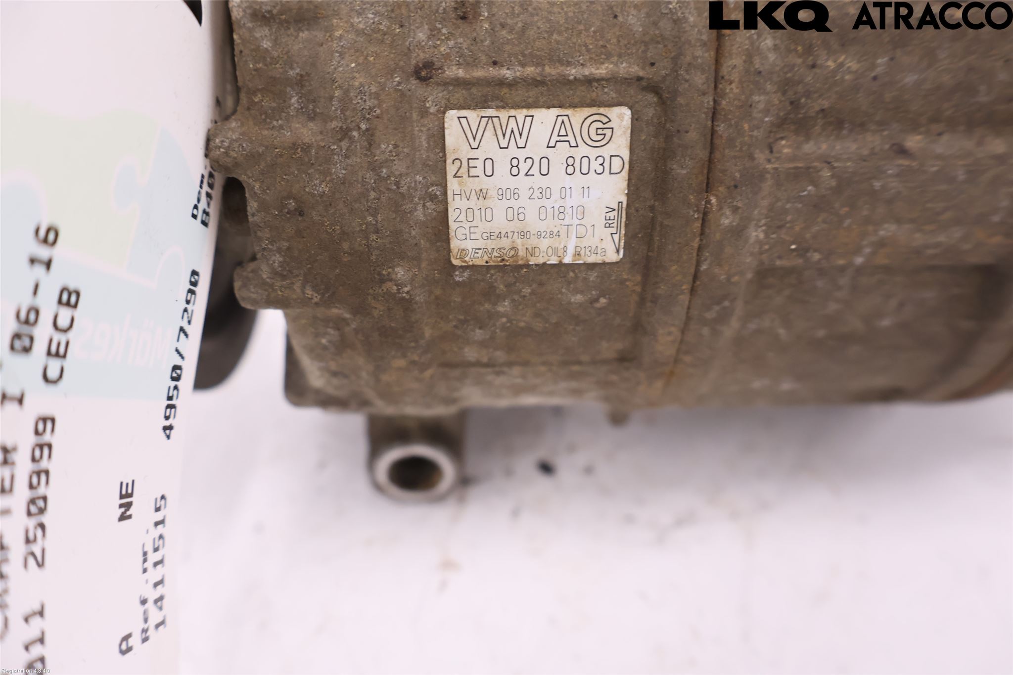 Volkswagen VW CRAFTER 06-16 Varme Ac Kompressor