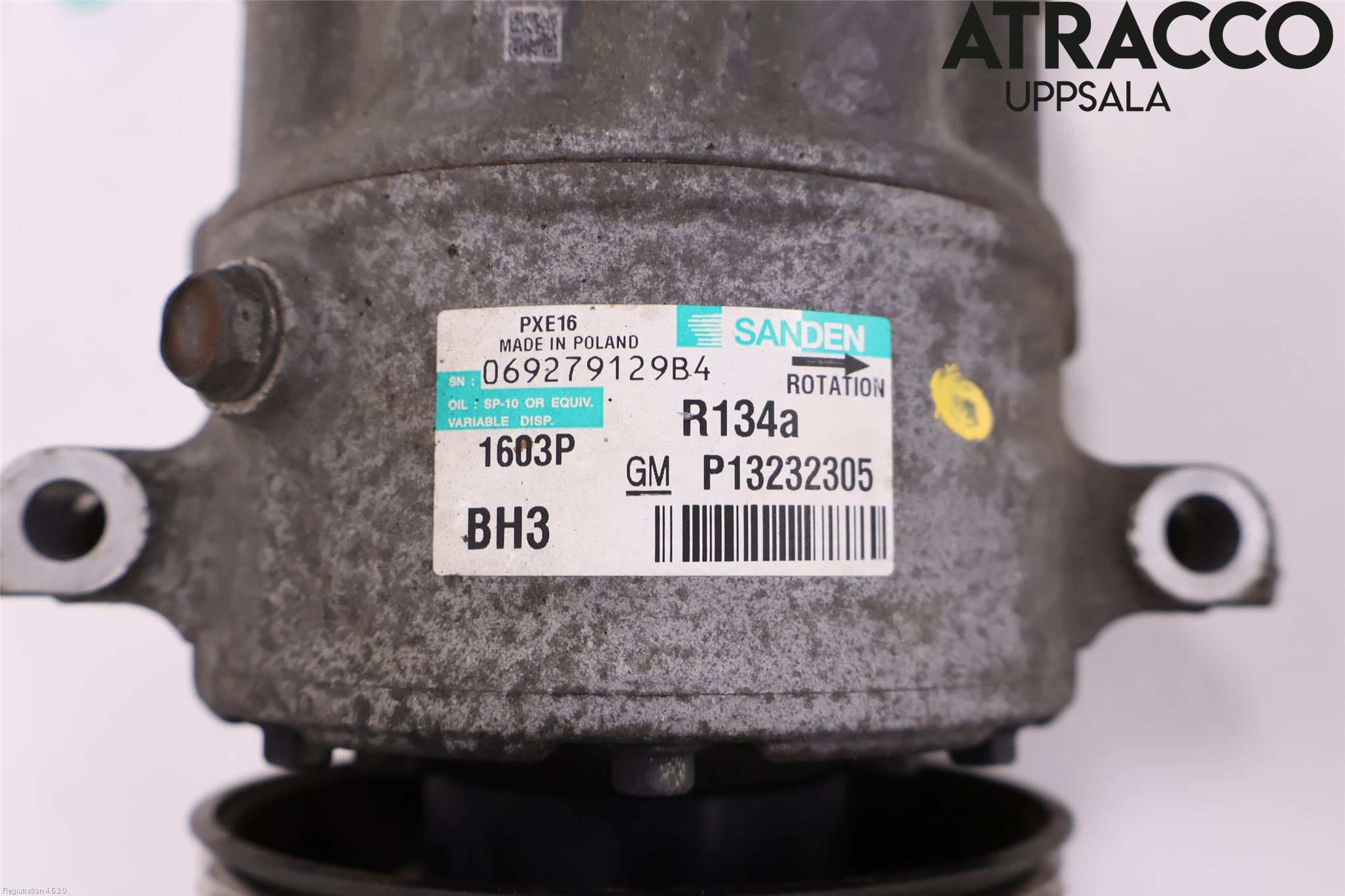 Saab 9-5 10-12 Varme Ac Kompressor