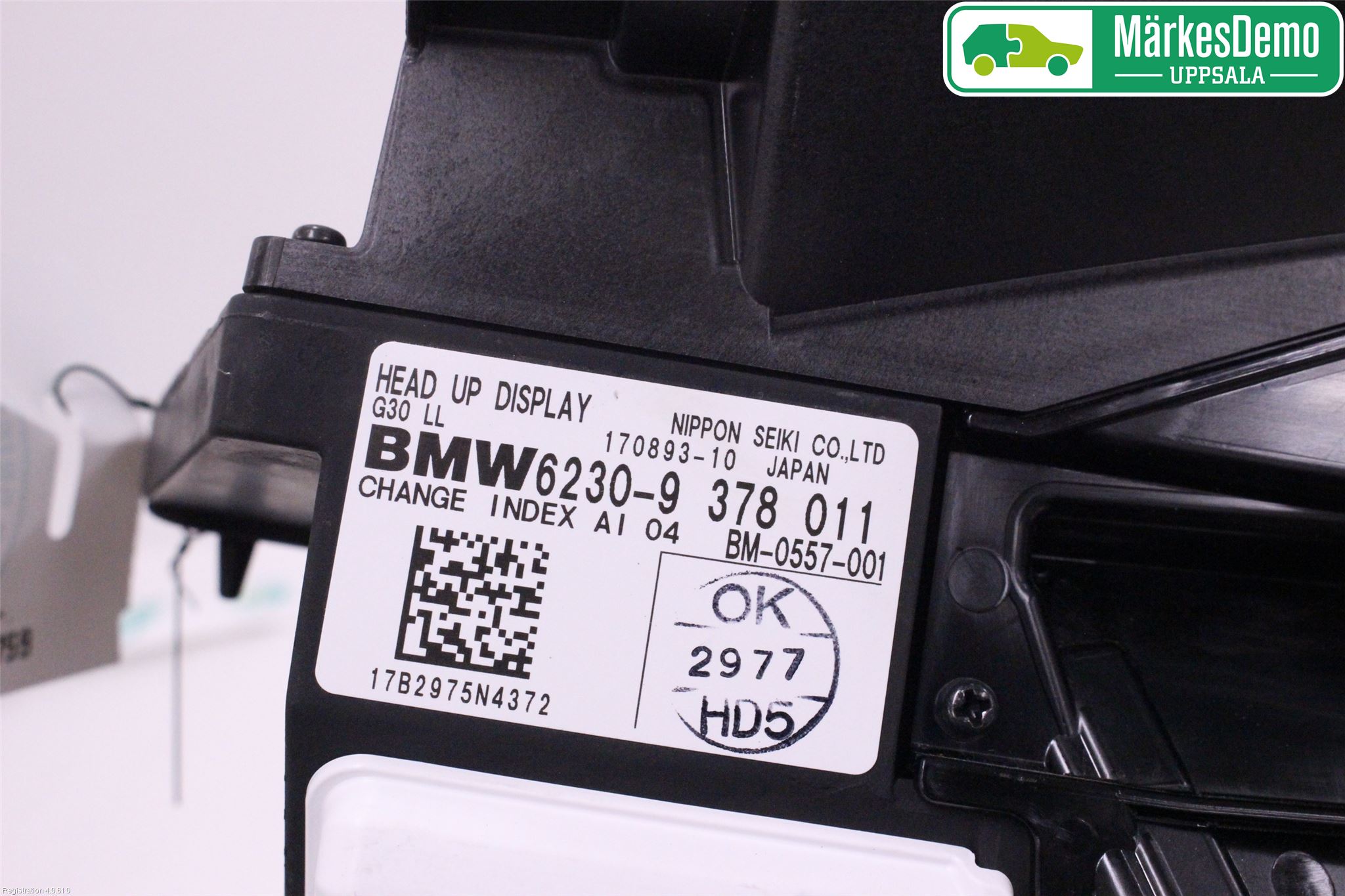 BMW 5 G30/G31/F90 17-23 Instr Skjerm Dvd-Gps-Ac-Tlf