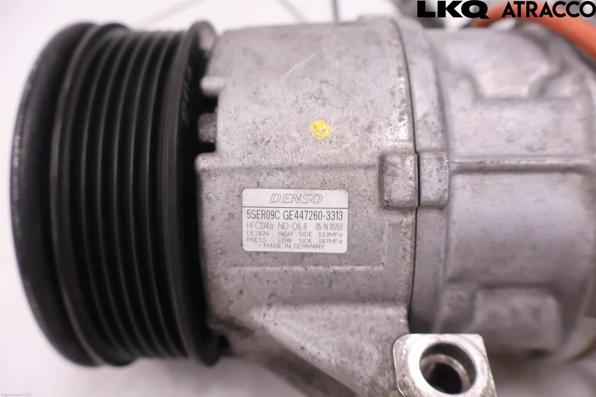 Toyota YARIS XP90 06-11 Varme Ac Kompressor