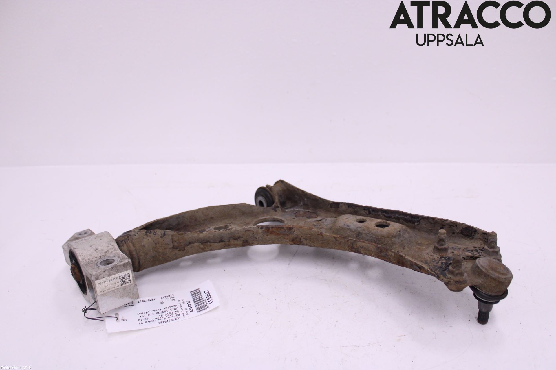 Volkswagen VW GOLF VI 09-13 Bærearm Foran Venstre Nedre