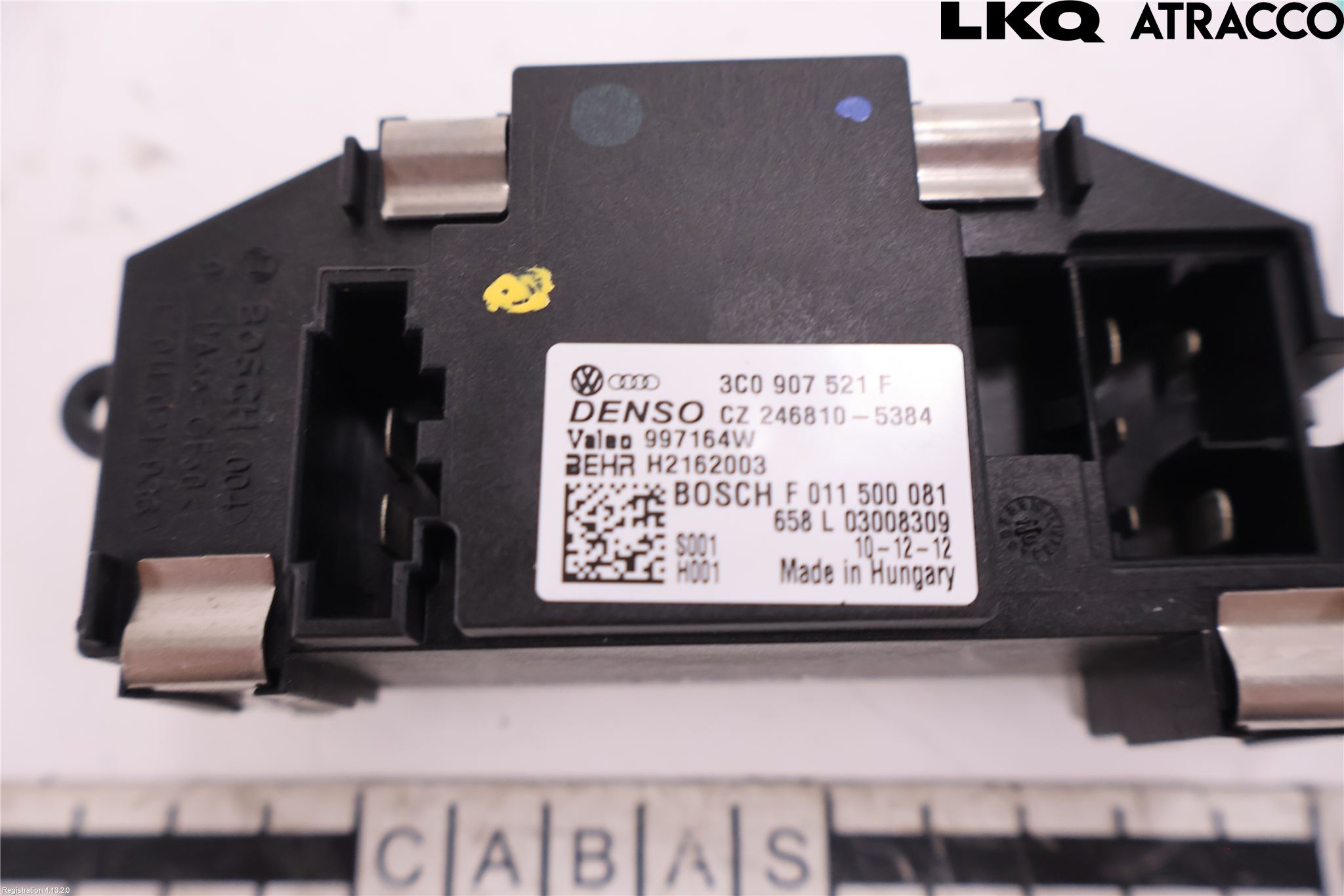 Volkswagen VW PASSAT 11-14 Varmeapparat Viftemotstand