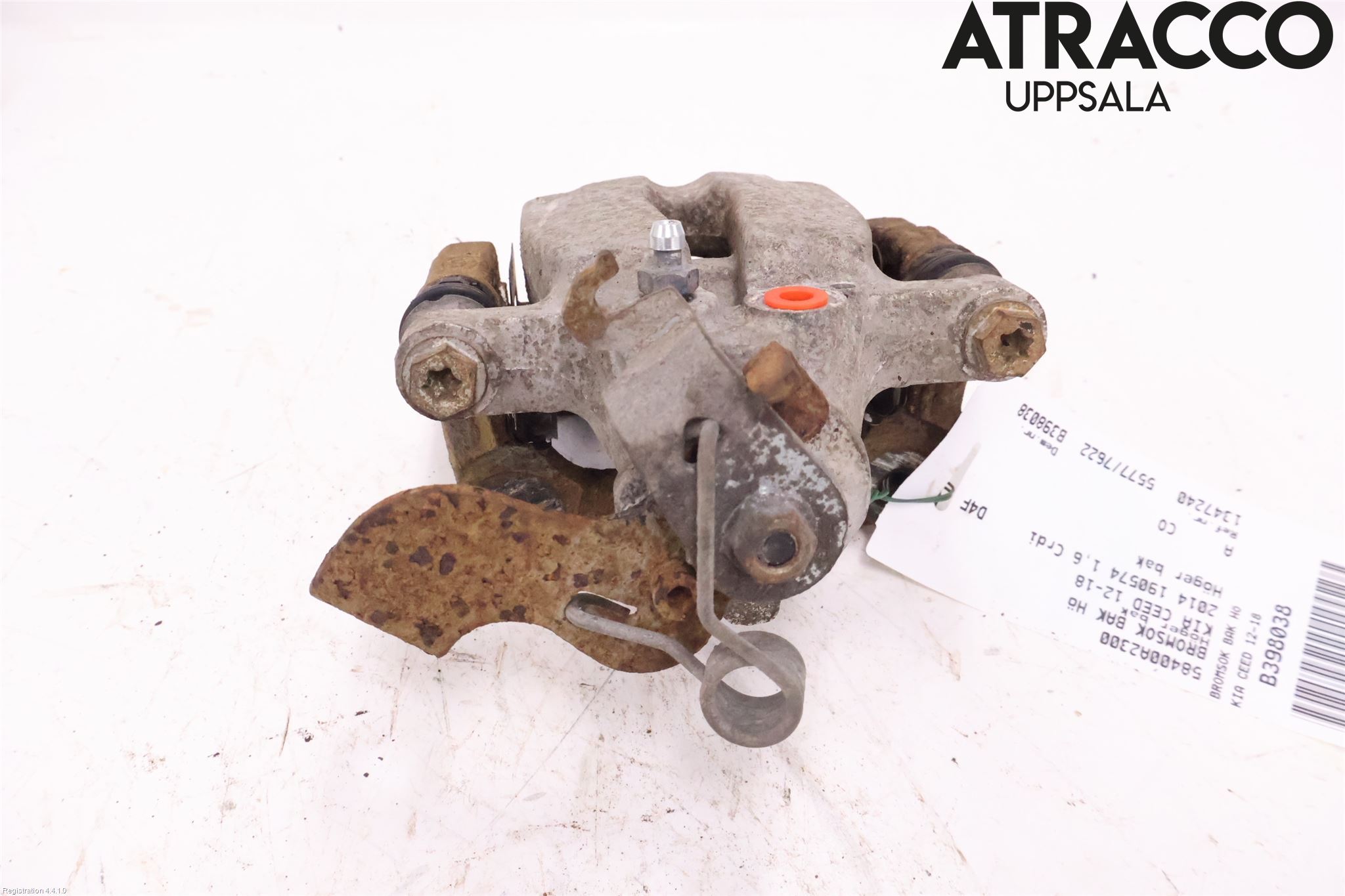 Kia CEED 12-18 Bremsecaliper Bak Høyre