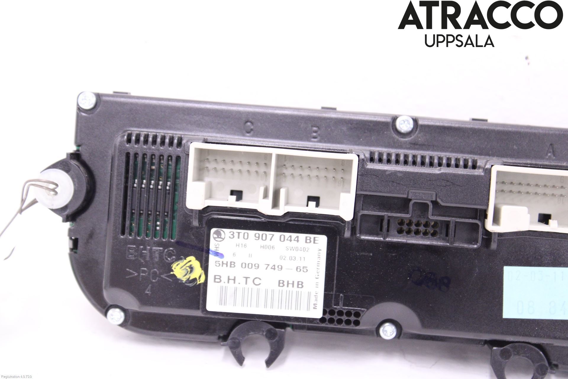 Skoda SUPERB 09-15 Varme Ac Betjening-Display