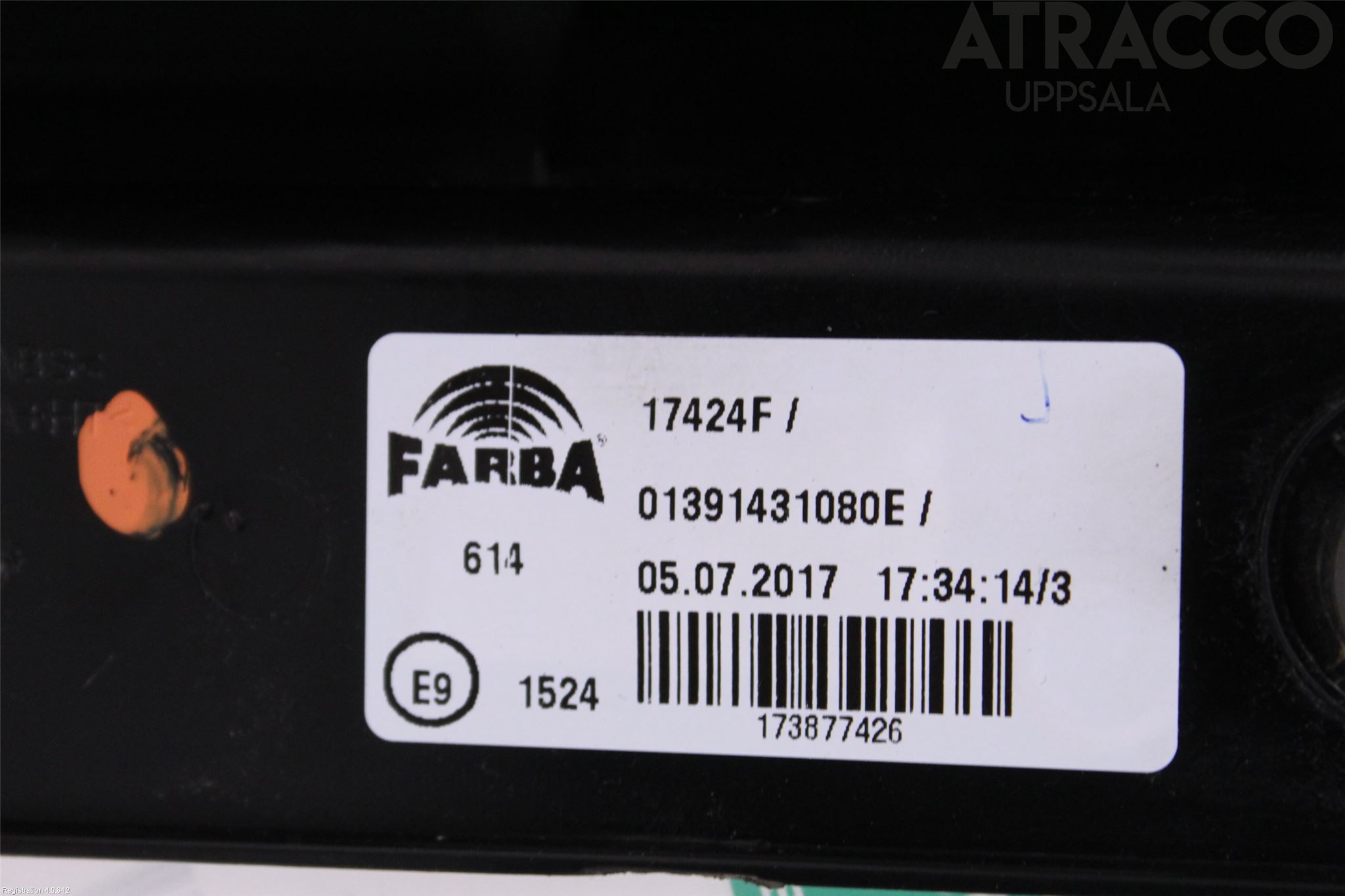 Fiat FIORINO Baklykt Høyre