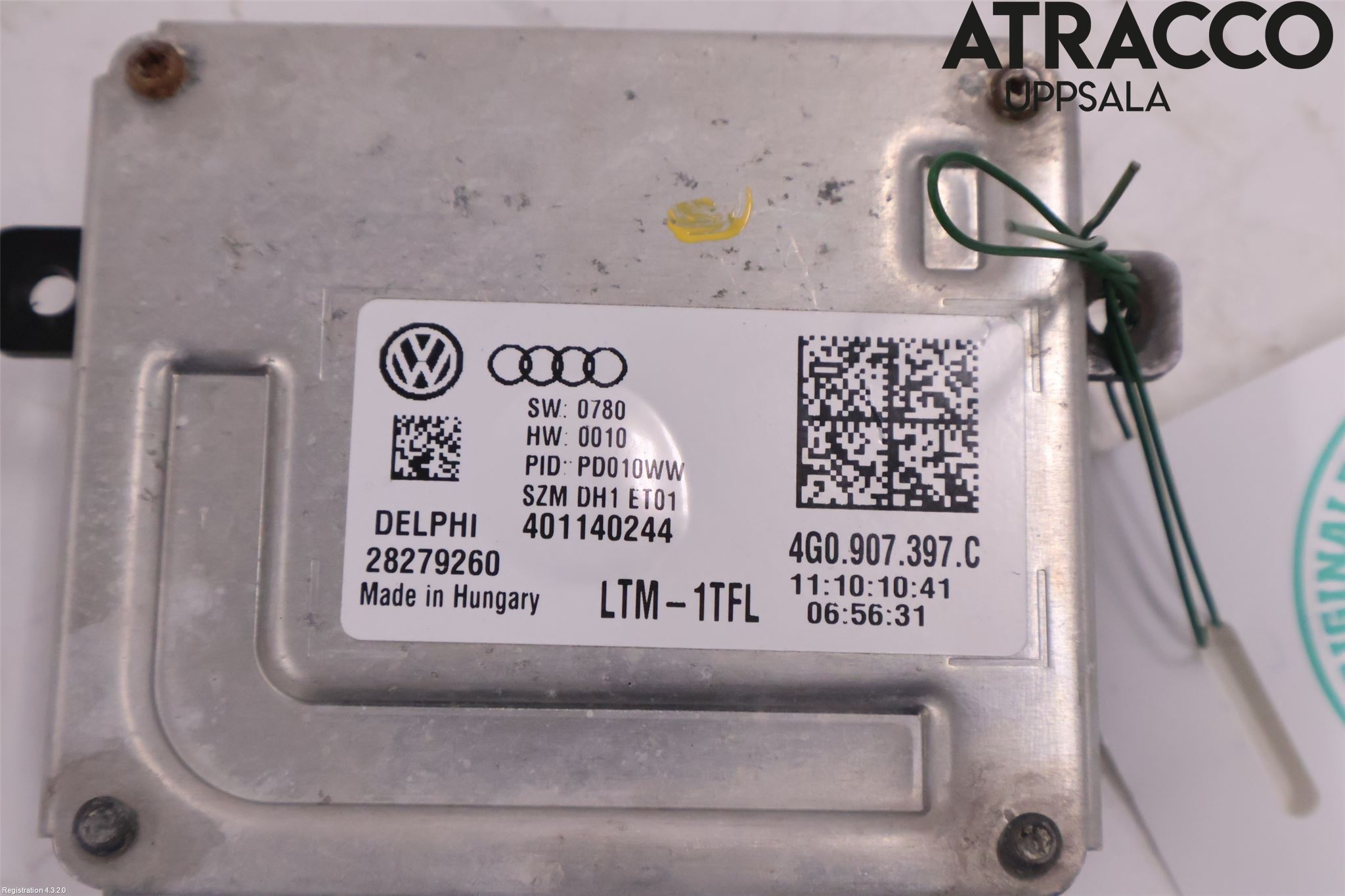 Audi A7/S7 4G 11-17 Styreenhet Xenon